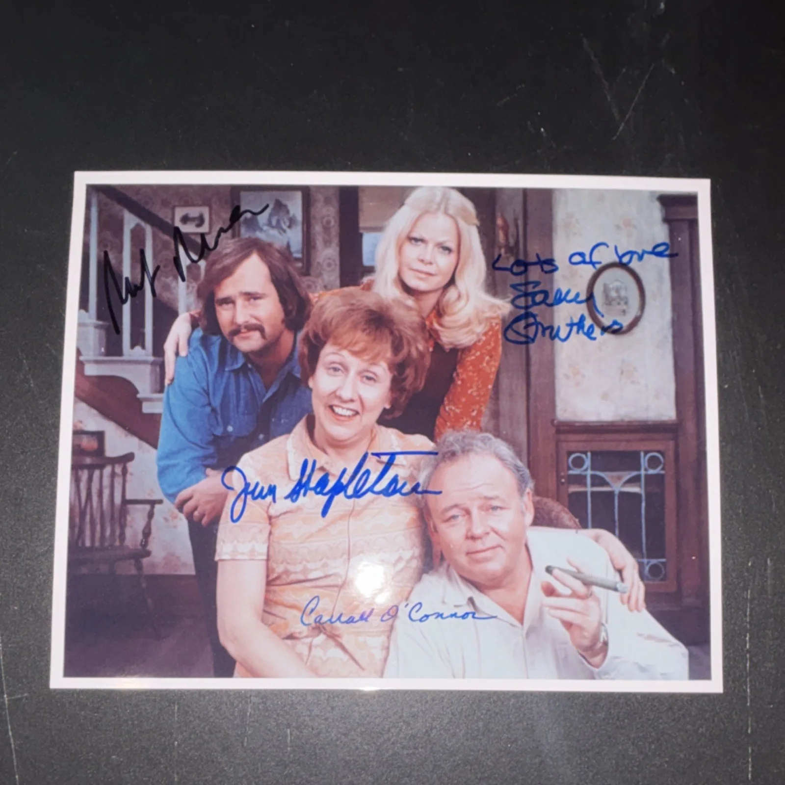 All in the Family cast — All in the Family Cast Signed Original Photo AHQ America Authenticated