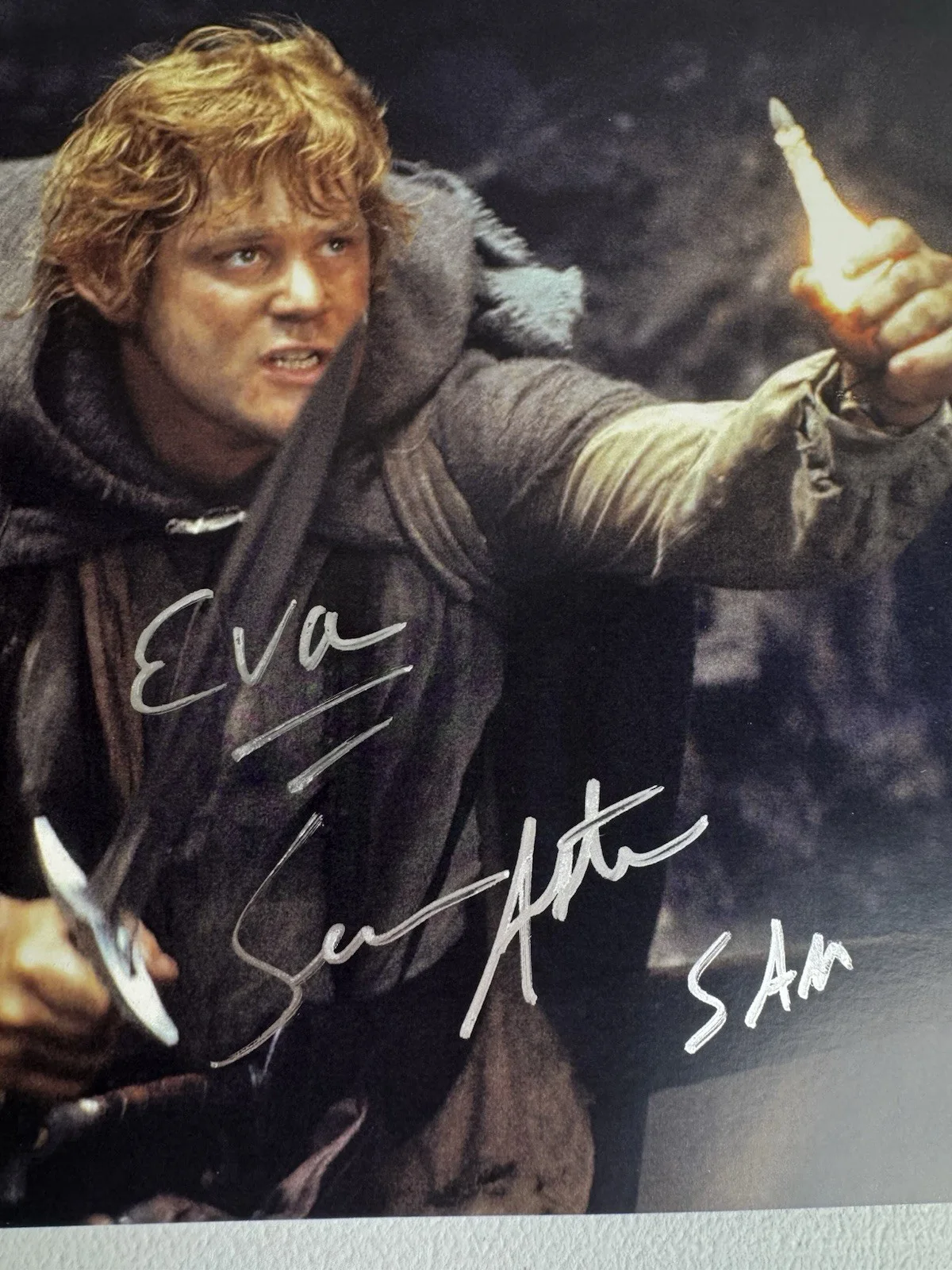 Sean Astin — Sean Astin - Lord of the Rings - Sam - SIGNED AUTOGRAPHED Photo 8x10, изображение 2
