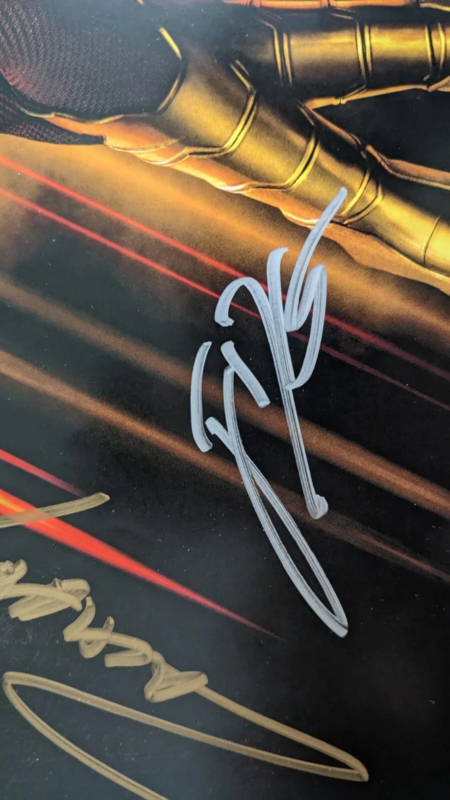 WONDERCON 2019 DC COMICS SHAZAM CAST X5 SIGNED POSTER Zachary Levi Mark Strong, изображение 4