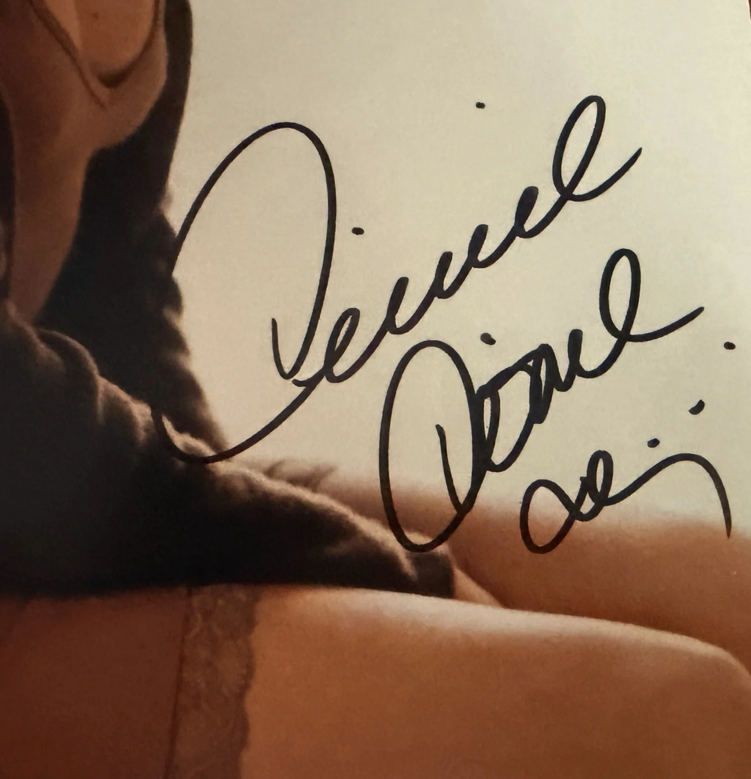 Celine Dion My Heart Will Go On signed 8x10 photo read description, image 2
