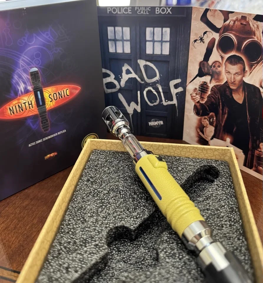 NAWYA Doctor Who 9th Metal Sonic Screwdriver Lamp Scalable Stainless steel Gift, image 2