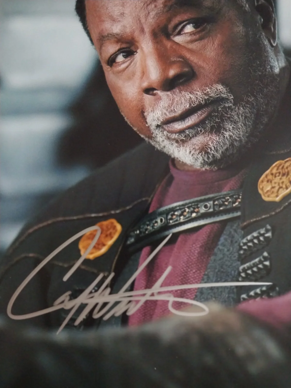 Carl Weathers signed 8x10 photo Original Matte Finish LOA Genuine Athentic RIP, изображение 2