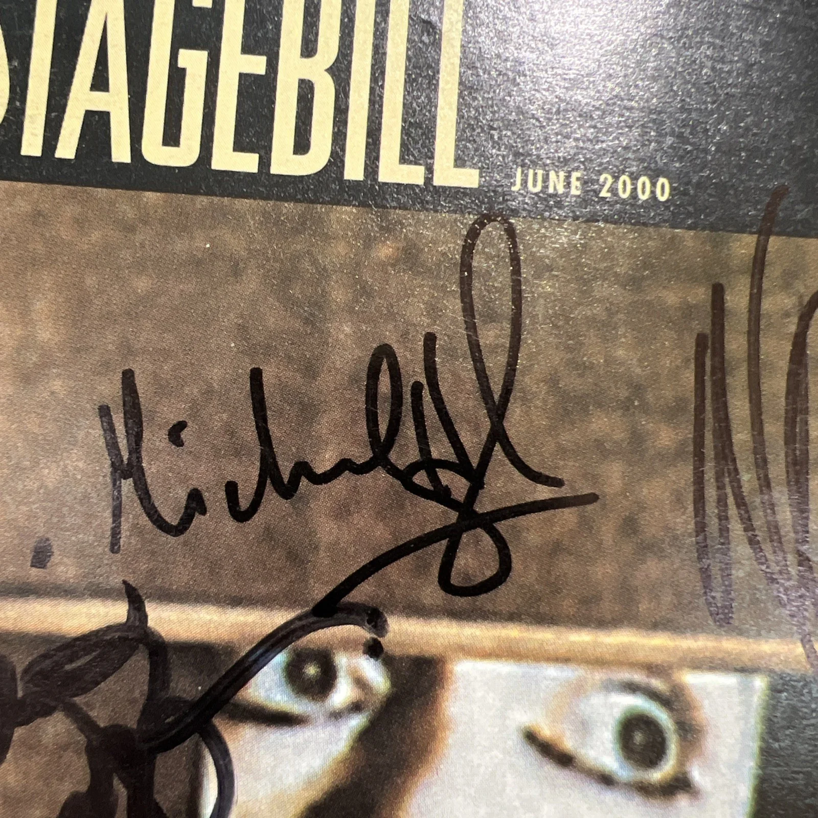 Michael C Hall — Michael C Hall Dexter Signed Cabaret Stagebill Studio 54 2000 Rare!, image 2