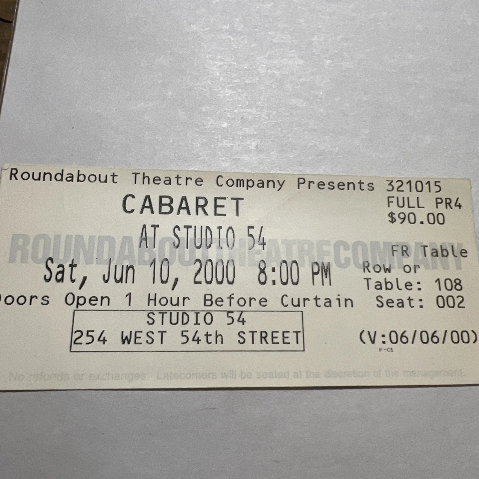 Michael C Hall — Michael C Hall Dexter Signed Cabaret Stagebill Studio 54 2000 Rare!, image 5