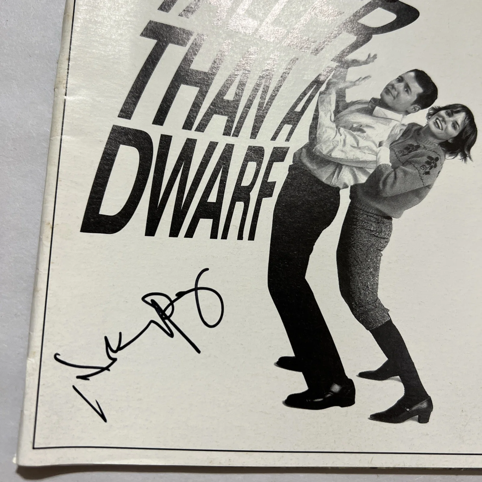 PARKER POSEY SIGNED TALLER THAN A DWARF PLAYBILL BROADWAY NYC, image 2