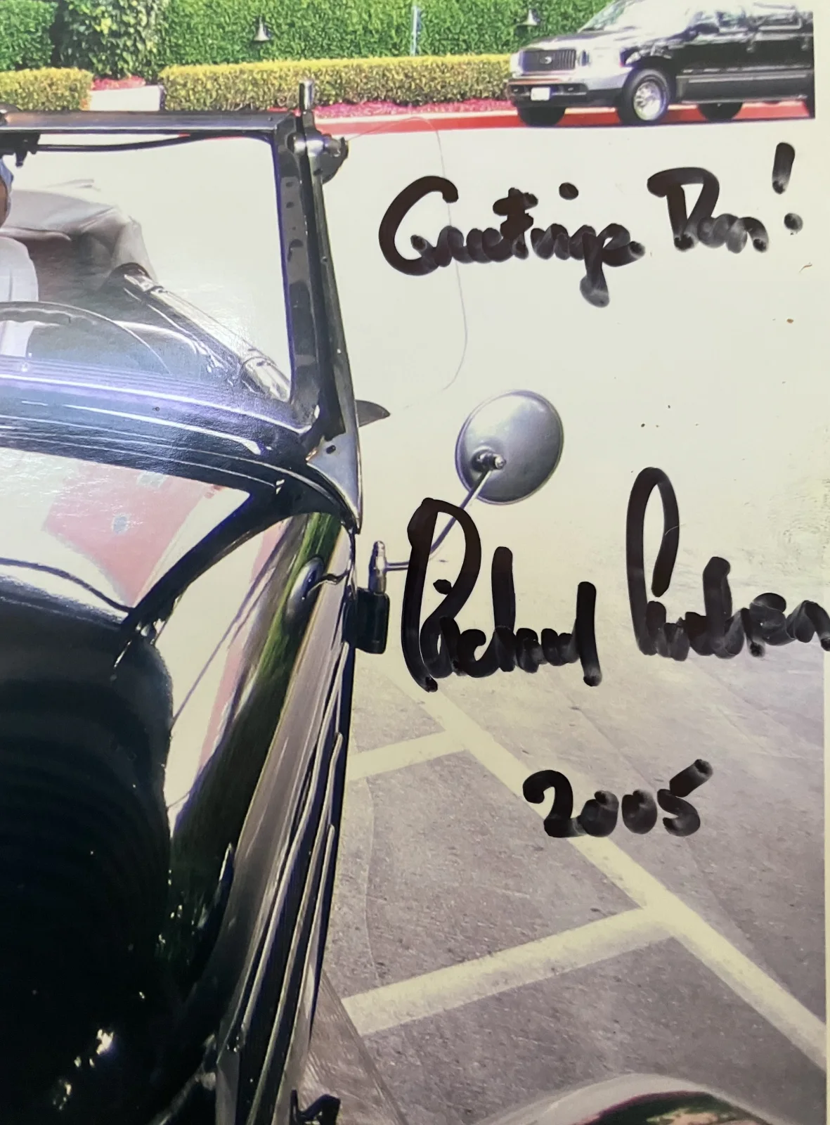 Authentic Six Million Dollar Man Richard Anderson Hand Signed Photograph. 2005., изображение 2