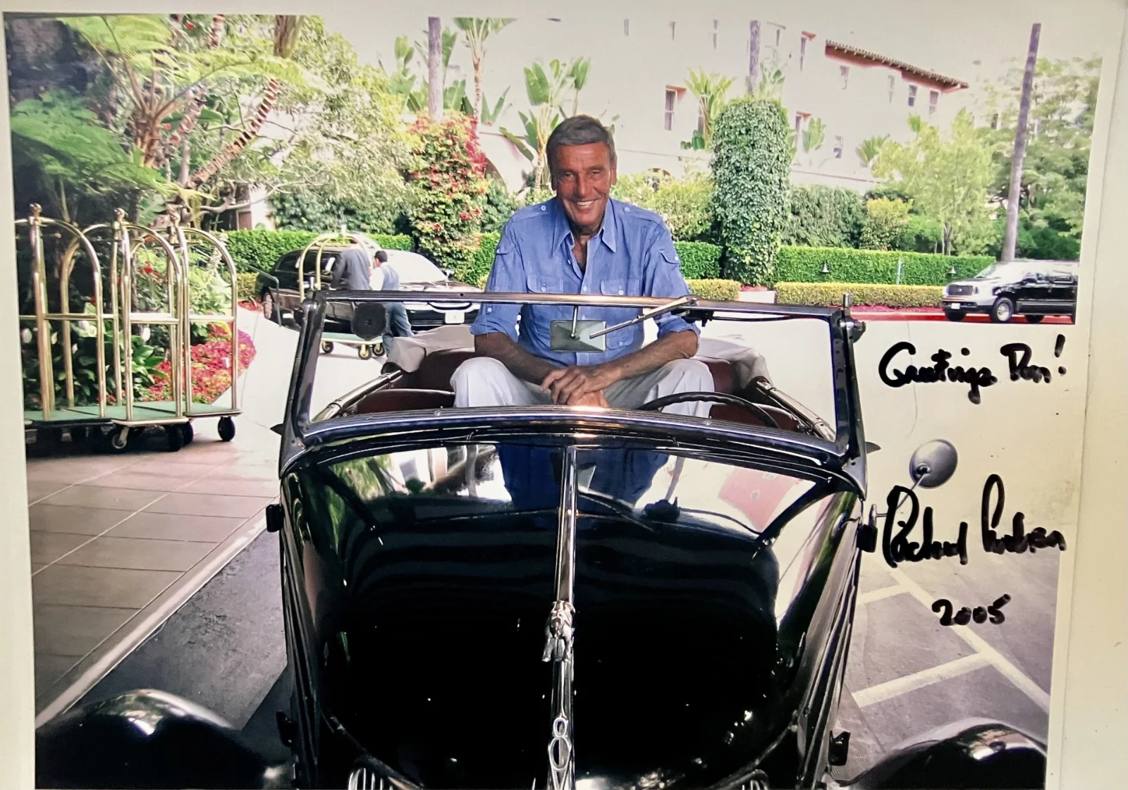 Authentic Six Million Dollar Man Richard Anderson Hand Signed Photograph. 2005., изображение 3