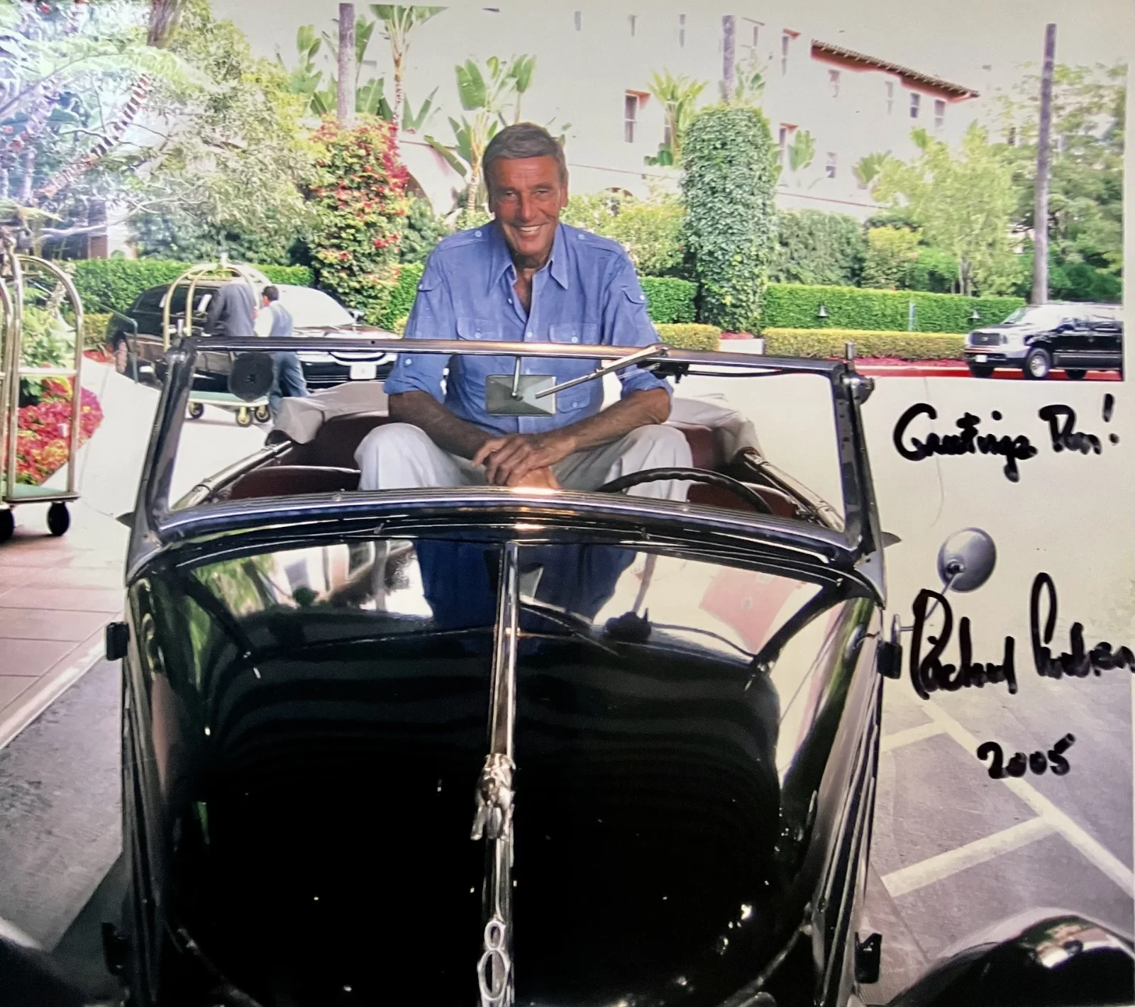 Authentic Six Million Dollar Man Richard Anderson Hand Signed Photograph. 2005., изображение 4