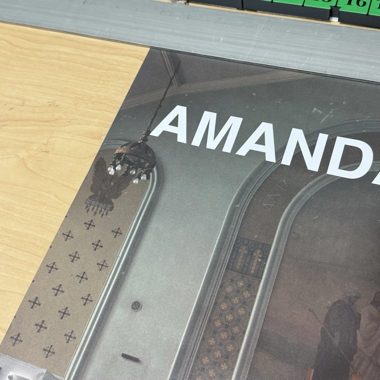 AMANDA PALMER Signed Piano Is Evil Poster 18x24 Autographed + COA / LOA Rare, image 3