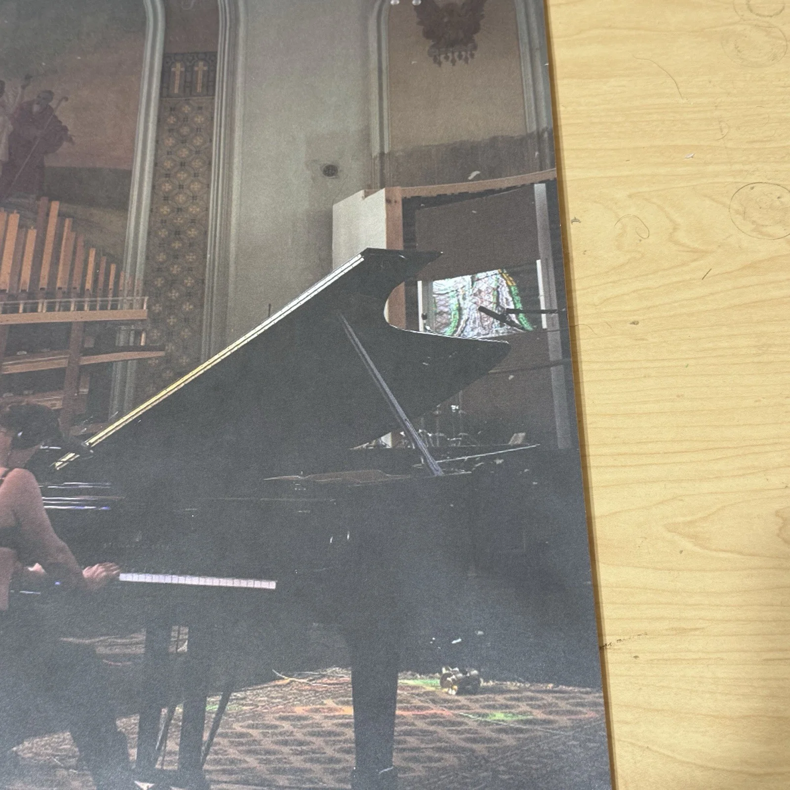 AMANDA PALMER Signed Piano Is Evil Poster 18x24 Autographed + COA / LOA Rare, image 5