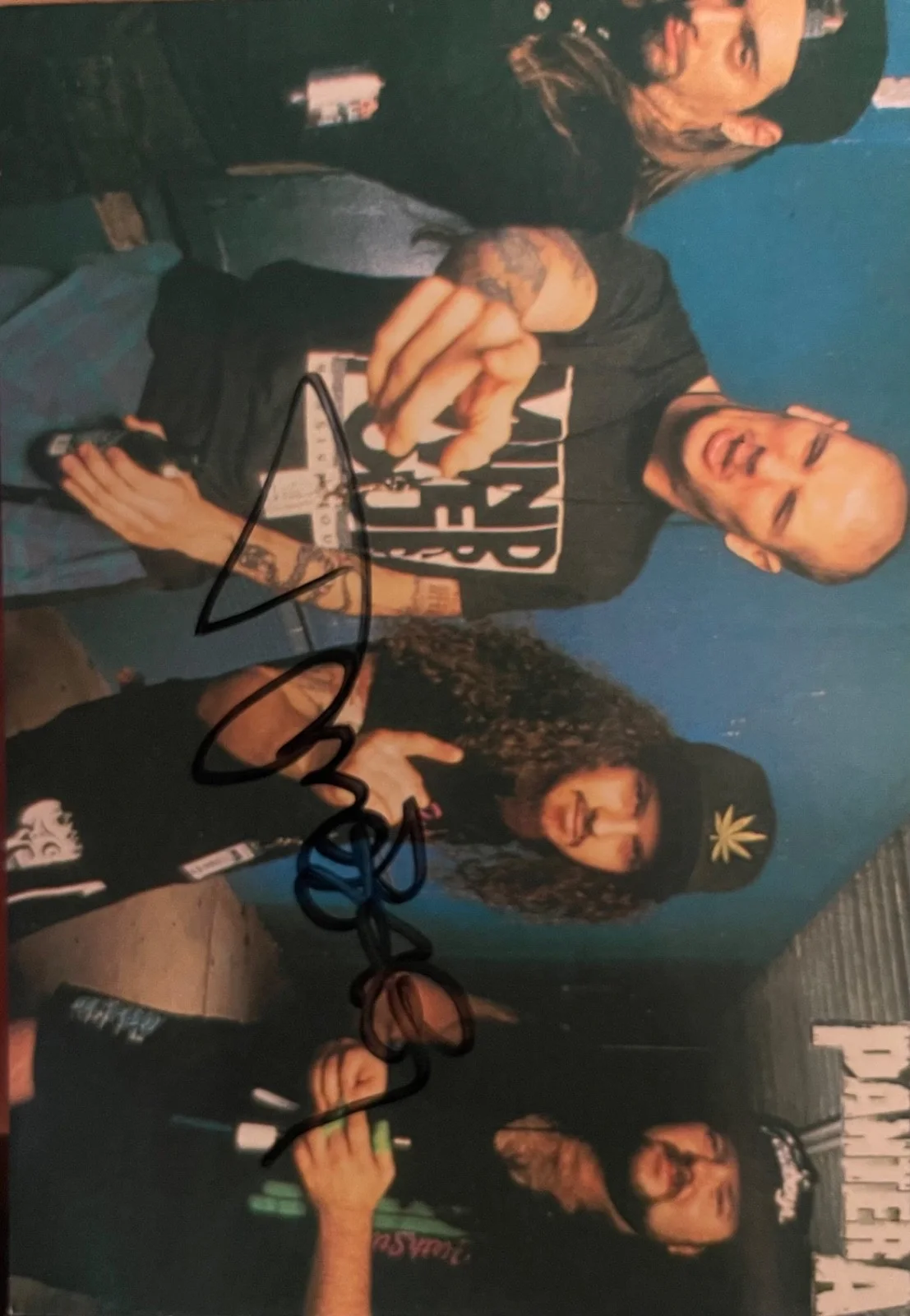 Dimebag Darrel Pantera Autographed Signed Photo Card, изображение 2
