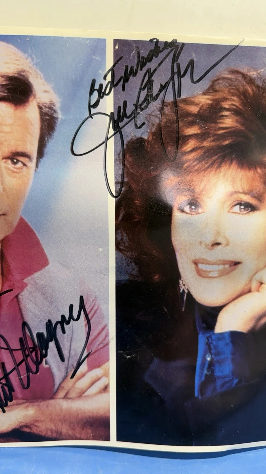 Robert Wagner, Jill St. John — Robert Wagner & Jill St. John Dual Signed 8x10 Photo Autograph Unverified, image 5