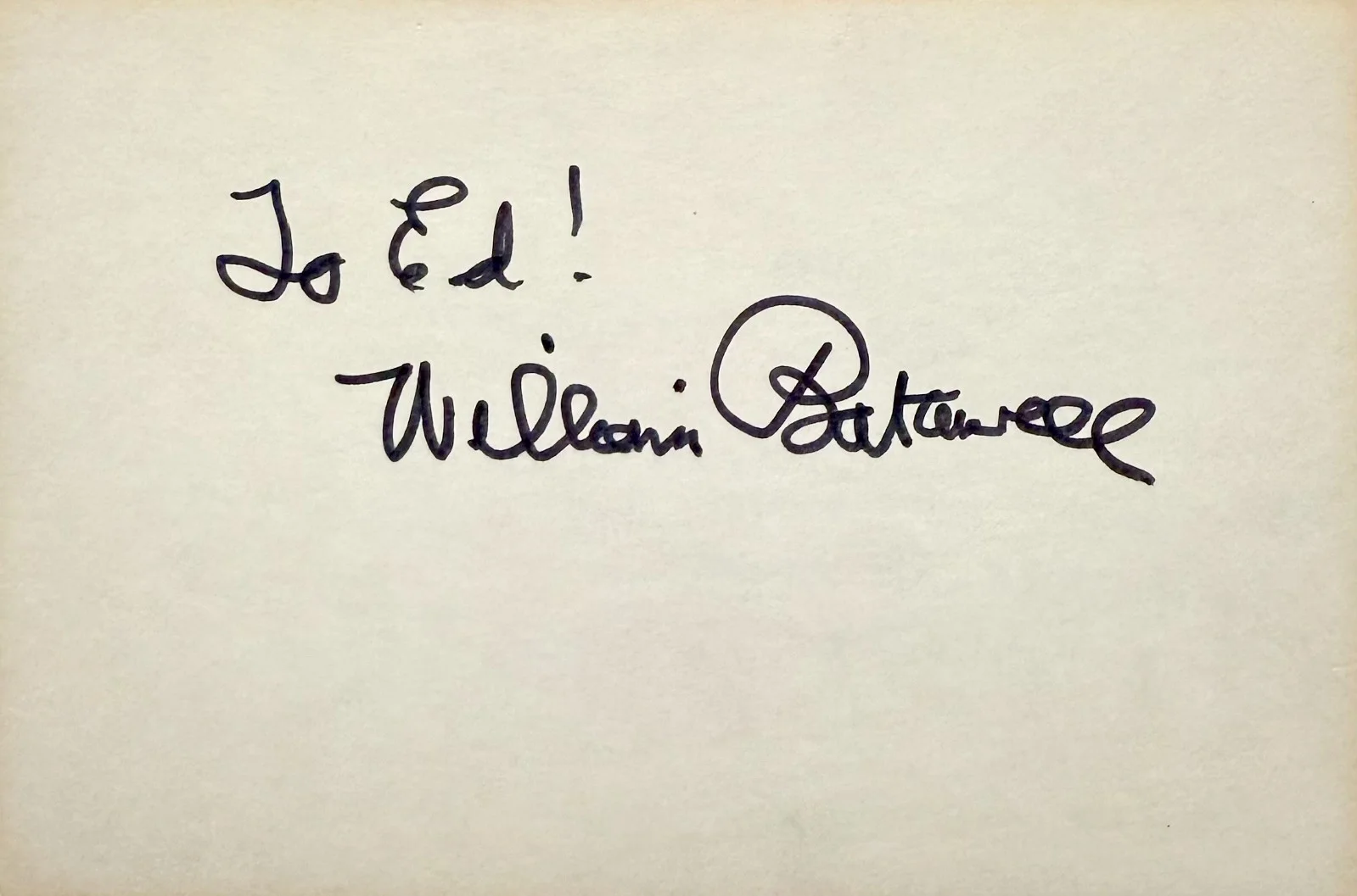 William Bakewell — WILLIAM BAKEWELL Signed Autograph 4x6 INDEX CARD The Bat Radar Men from the Moon, изображение 3