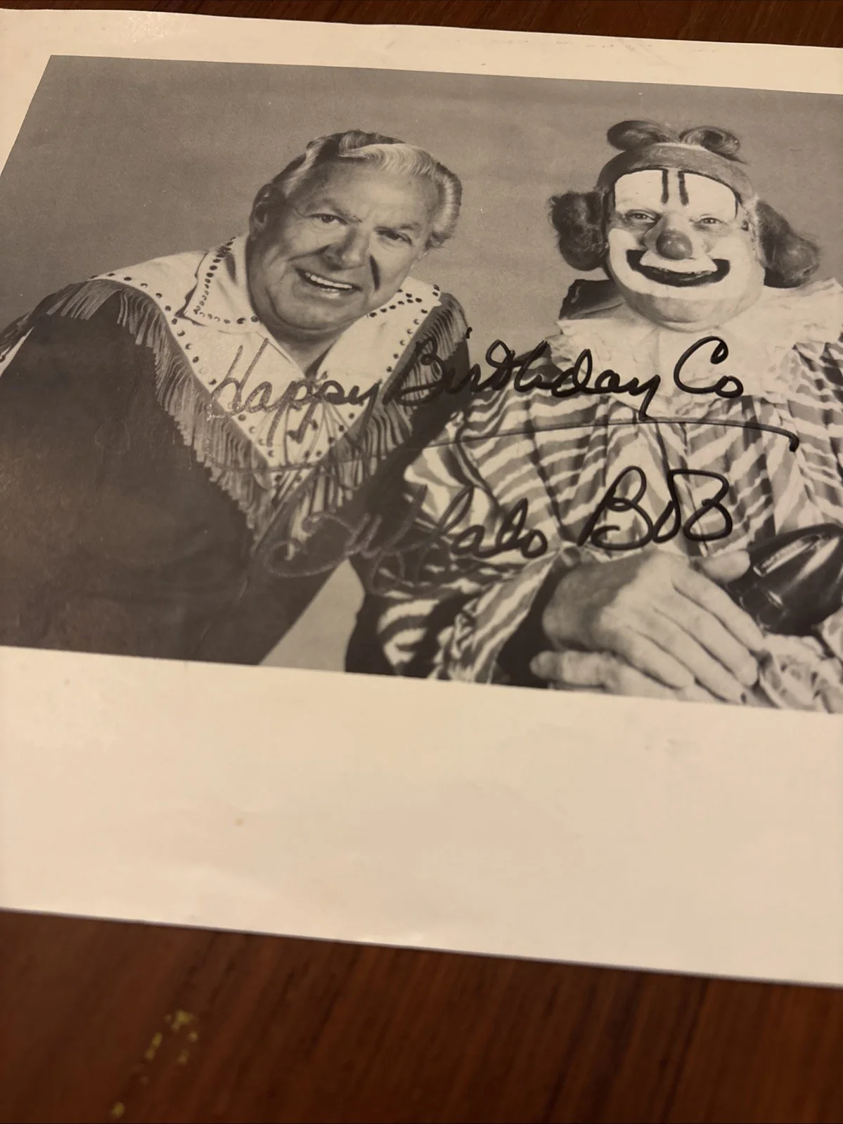 Buffalo Bob Autographed Photo Lake Compounce Show Bristol CT, изображение 3