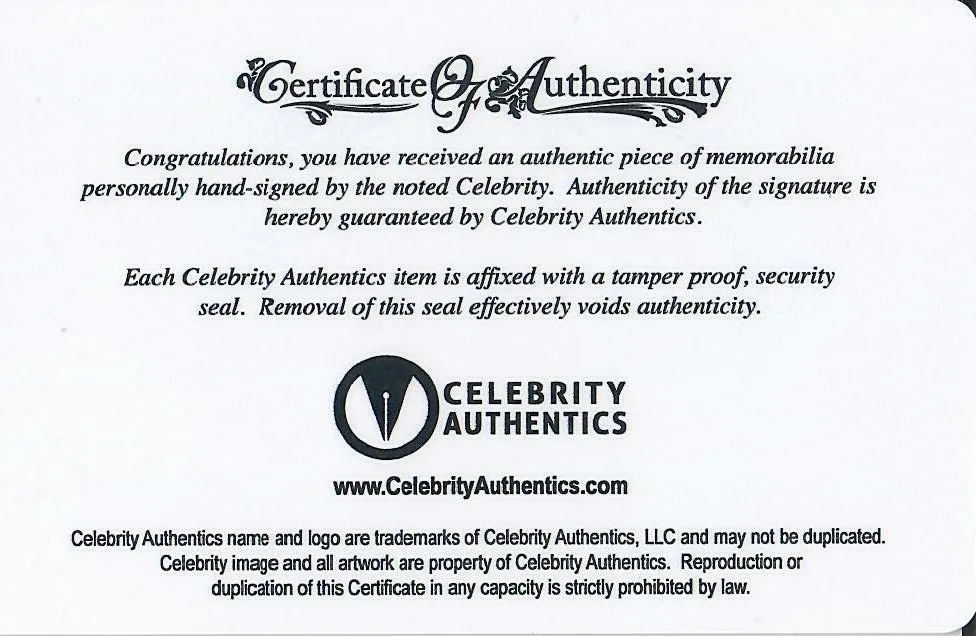 Lesley-Ann Brandt — Lesley-Ann Brandt Autographed 3x4 Signed Legendary Cuts Card w/ CA CoA & FSD, изображение 4