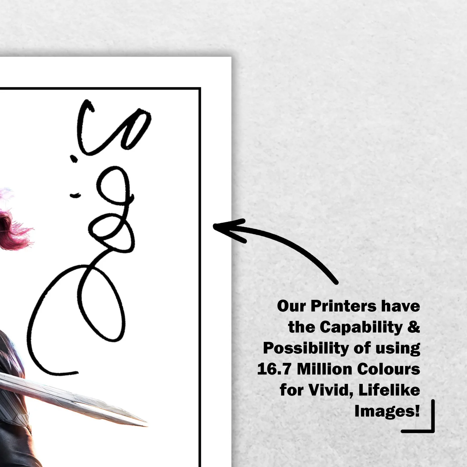 Zoe Saldana Signed Memorabilia 8x6 Pre Printed Autograph Photo Memorabilia, image 5