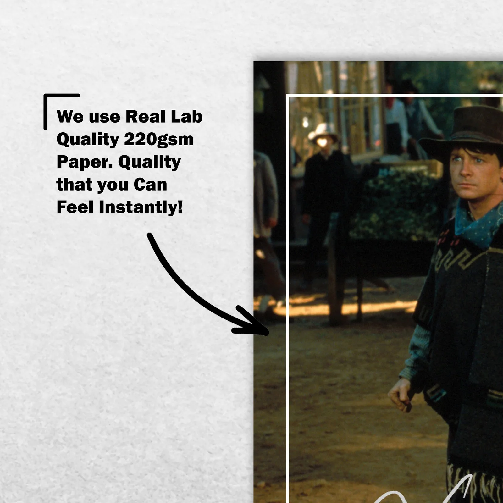Michael J Fox Signed Memorabilia 8x6 Pre Printed Autograph Photo Memorabilia, image 4