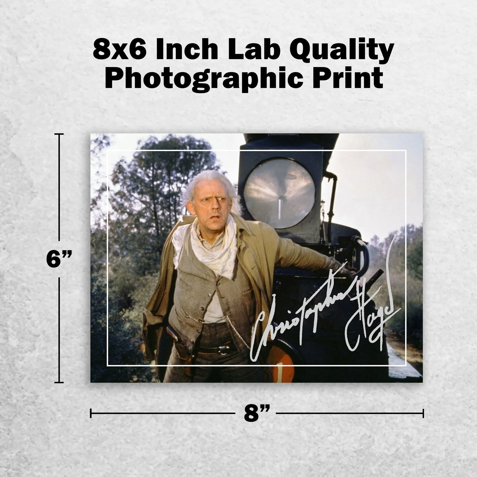 Christopher Lloyd 8x6 Photo Signed Memorabilia 8x6 Pre Printed Autograph Photo, изображение 2
