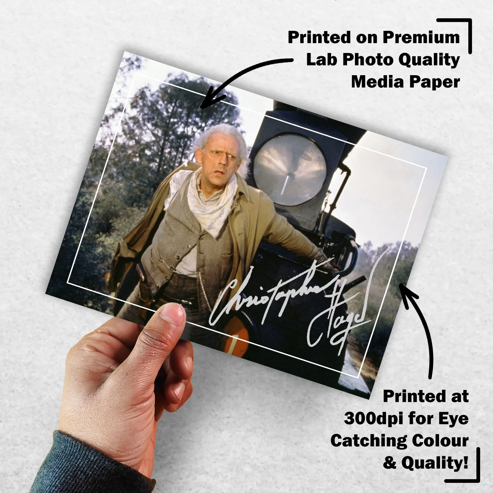 Christopher Lloyd 8x6 Photo Signed Memorabilia 8x6 Pre Printed Autograph Photo, изображение 3