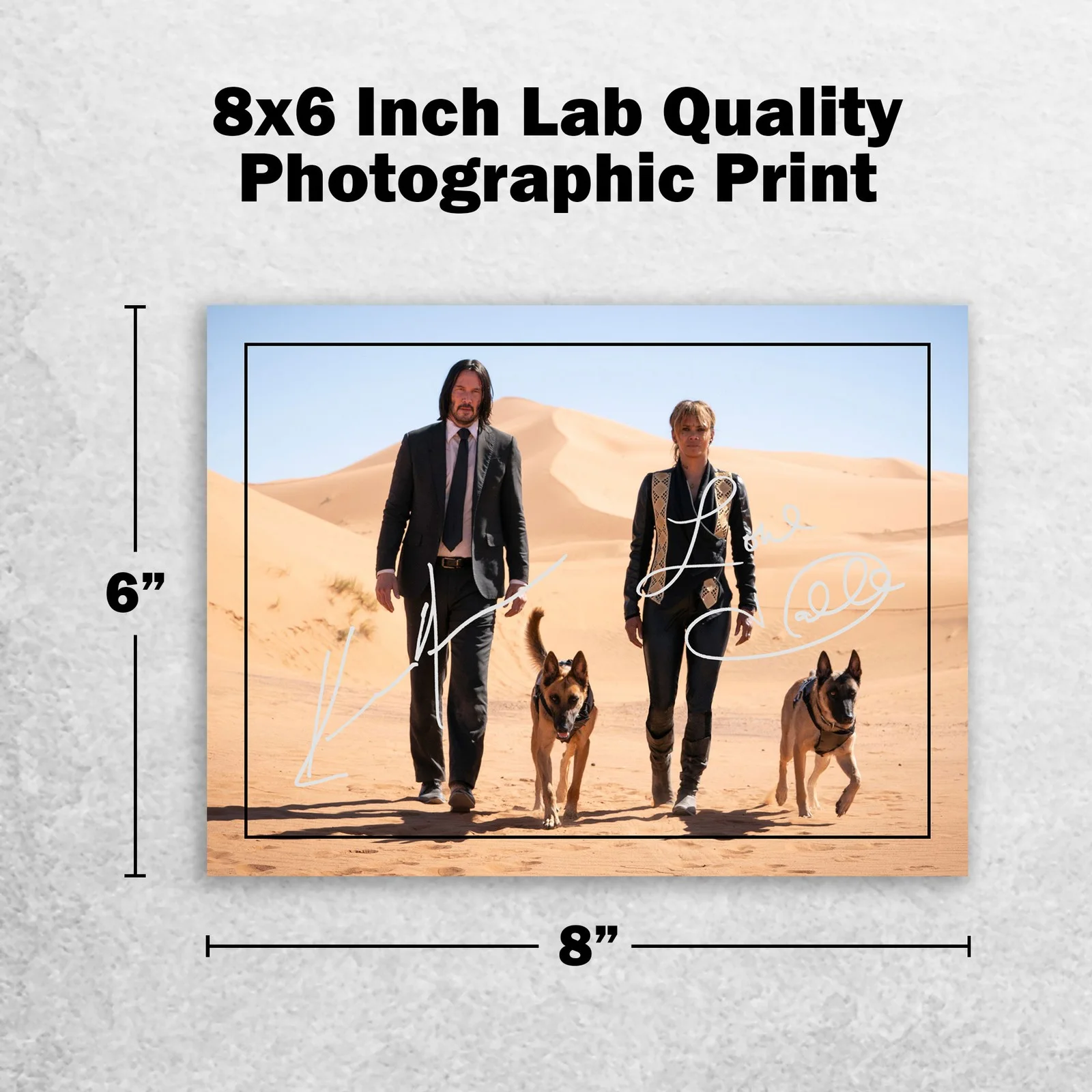 Keanu Reeves Halle Berry Signed Memorabilia 8x6 Pre Printed Autograph Photo, изображение 2