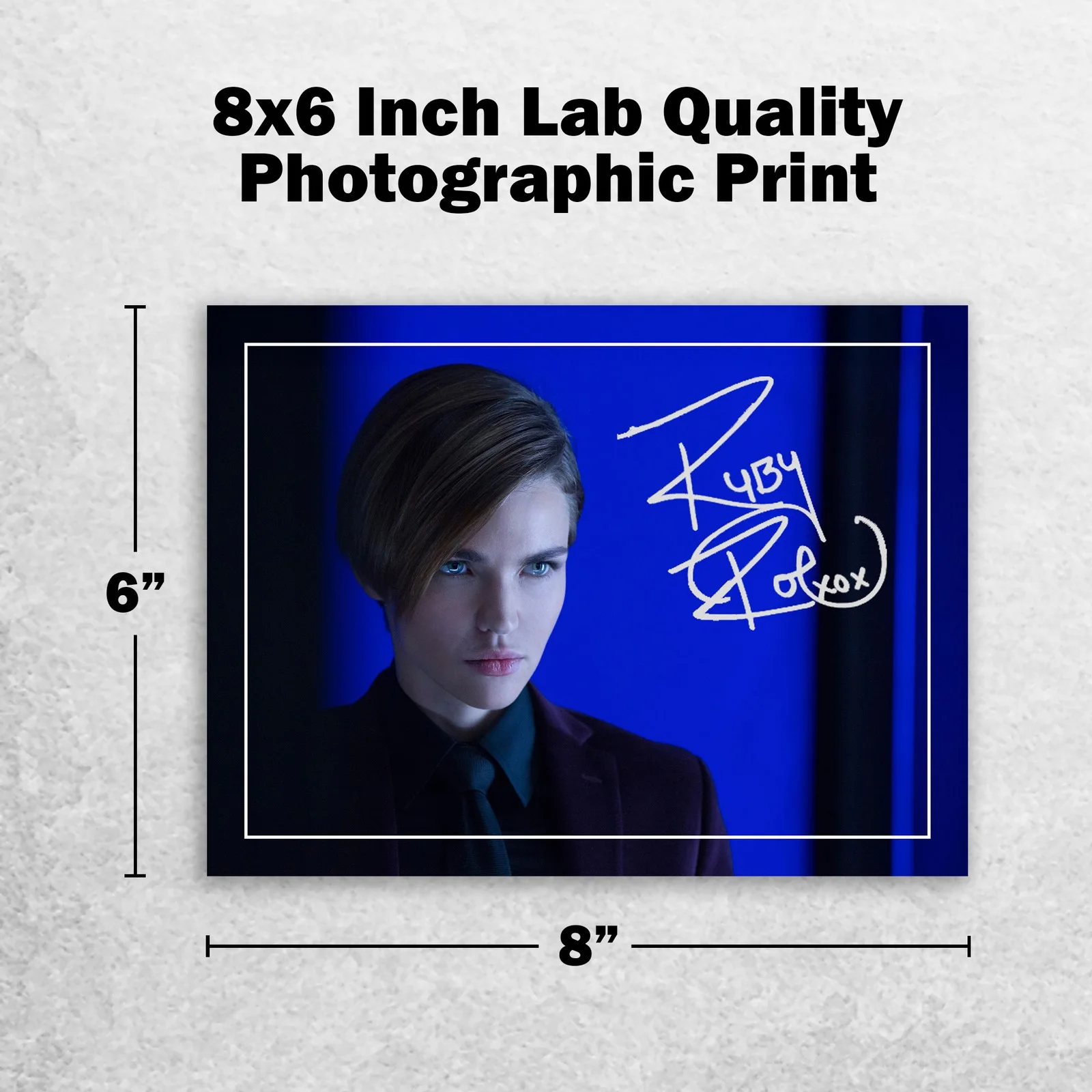 Ruby Rose Signed Memorabilia 8x6 Pre Printed Autograph Photo Memorabilia, image 2