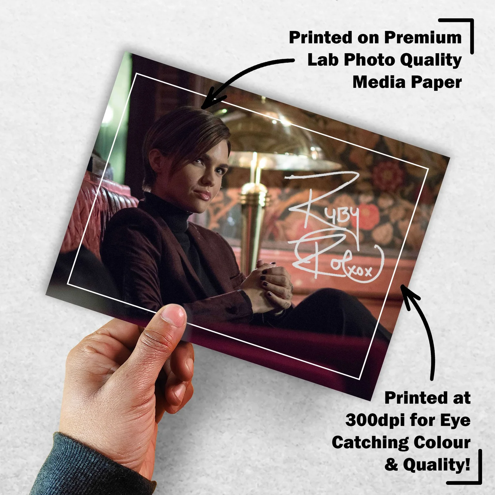 Ruby Rose Signed Memorabilia 8x6 Pre Printed Autograph Photo Memorabilia, image 3