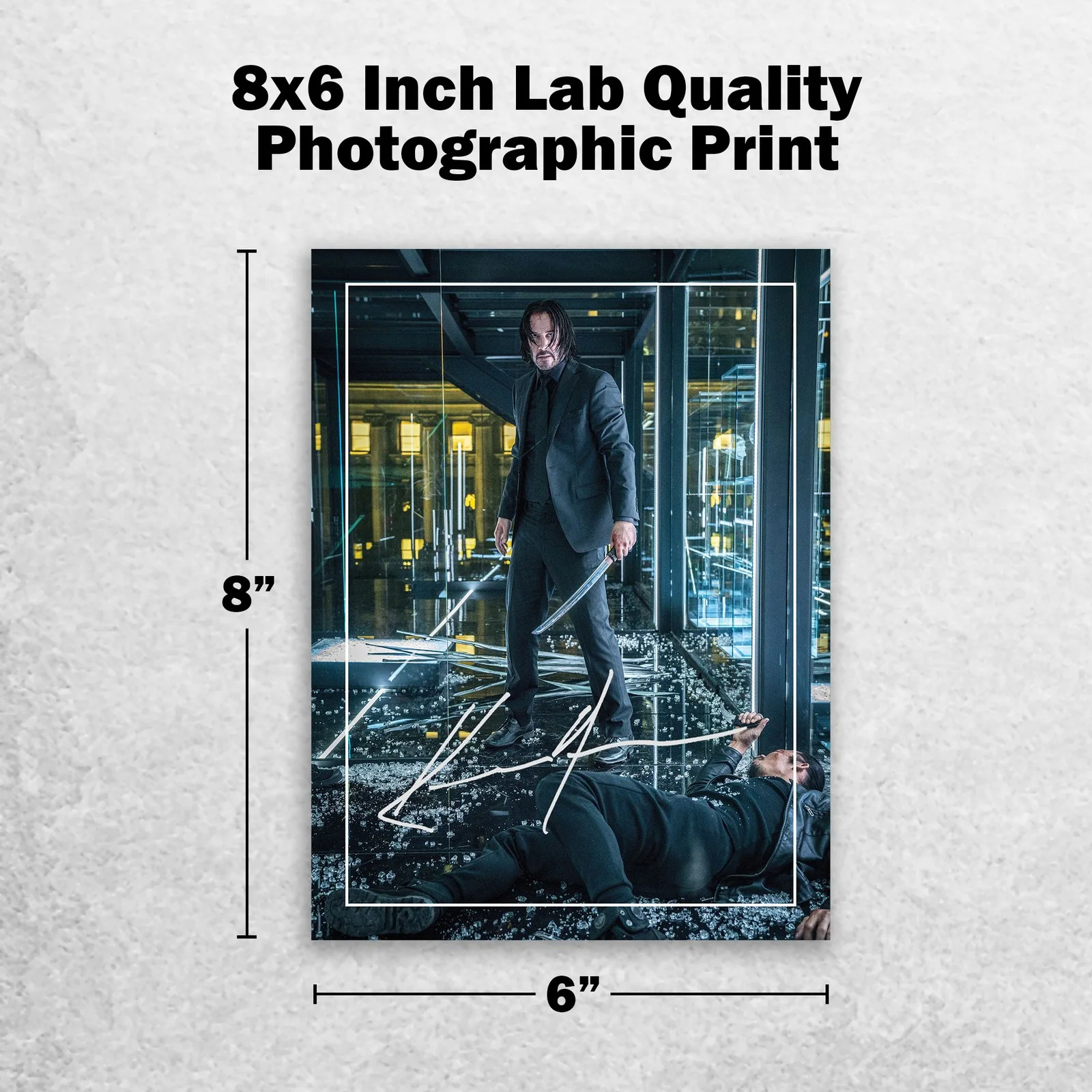Keanu Reeves 8x6 Photo Signed Memorabilia 8x6 Pre Printed Autograph Photo, изображение 2