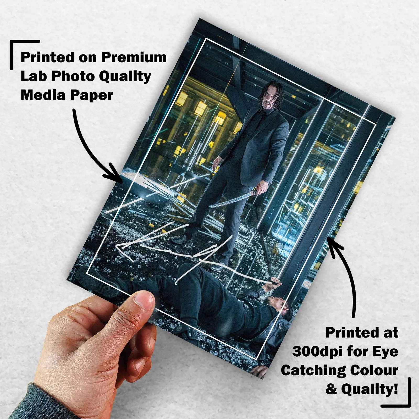 Keanu Reeves 8x6 Photo Signed Memorabilia 8x6 Pre Printed Autograph Photo, изображение 3