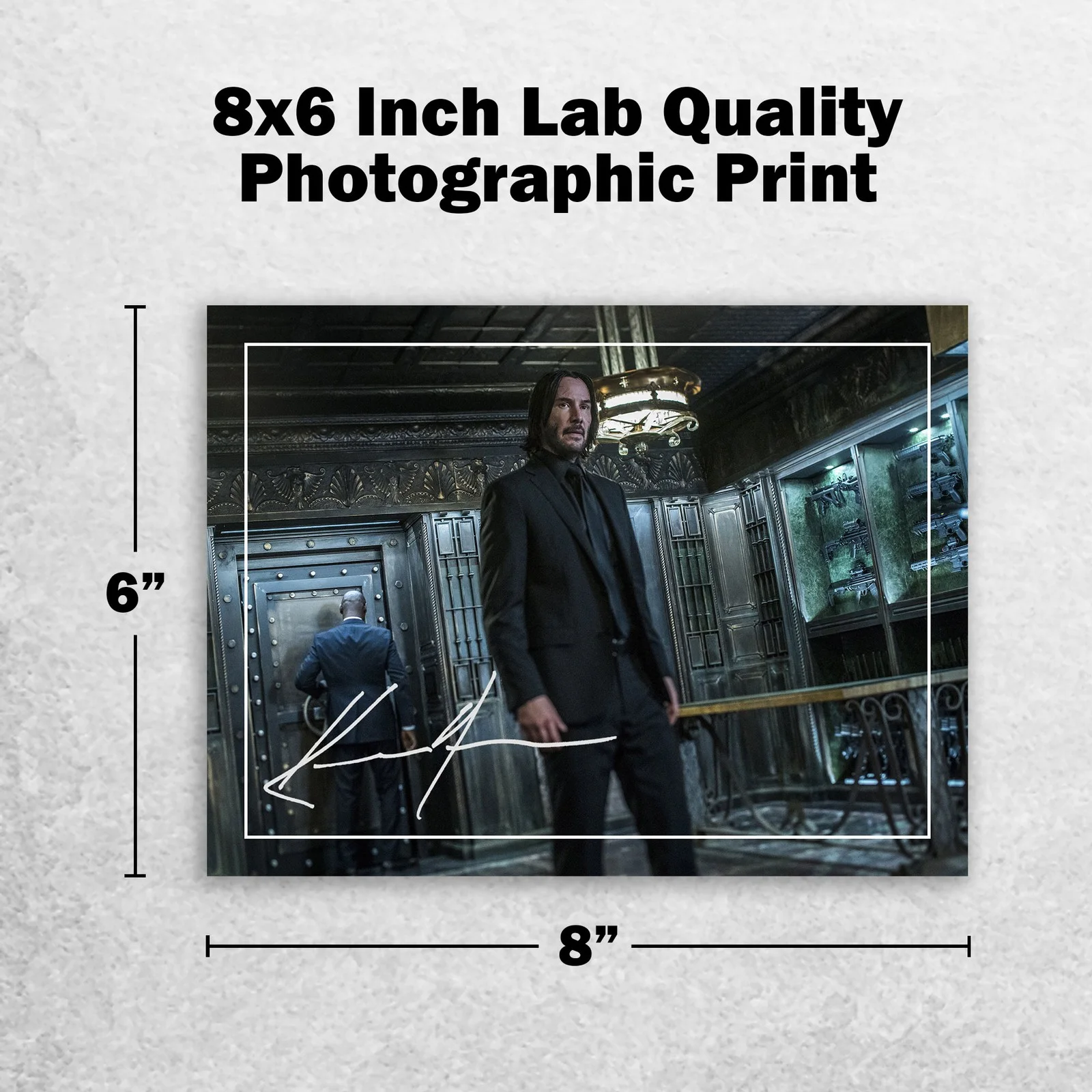 Keanu Reeves 8x6 Photo Signed Memorabilia 8x6 Pre Printed Autograph Photo, изображение 2