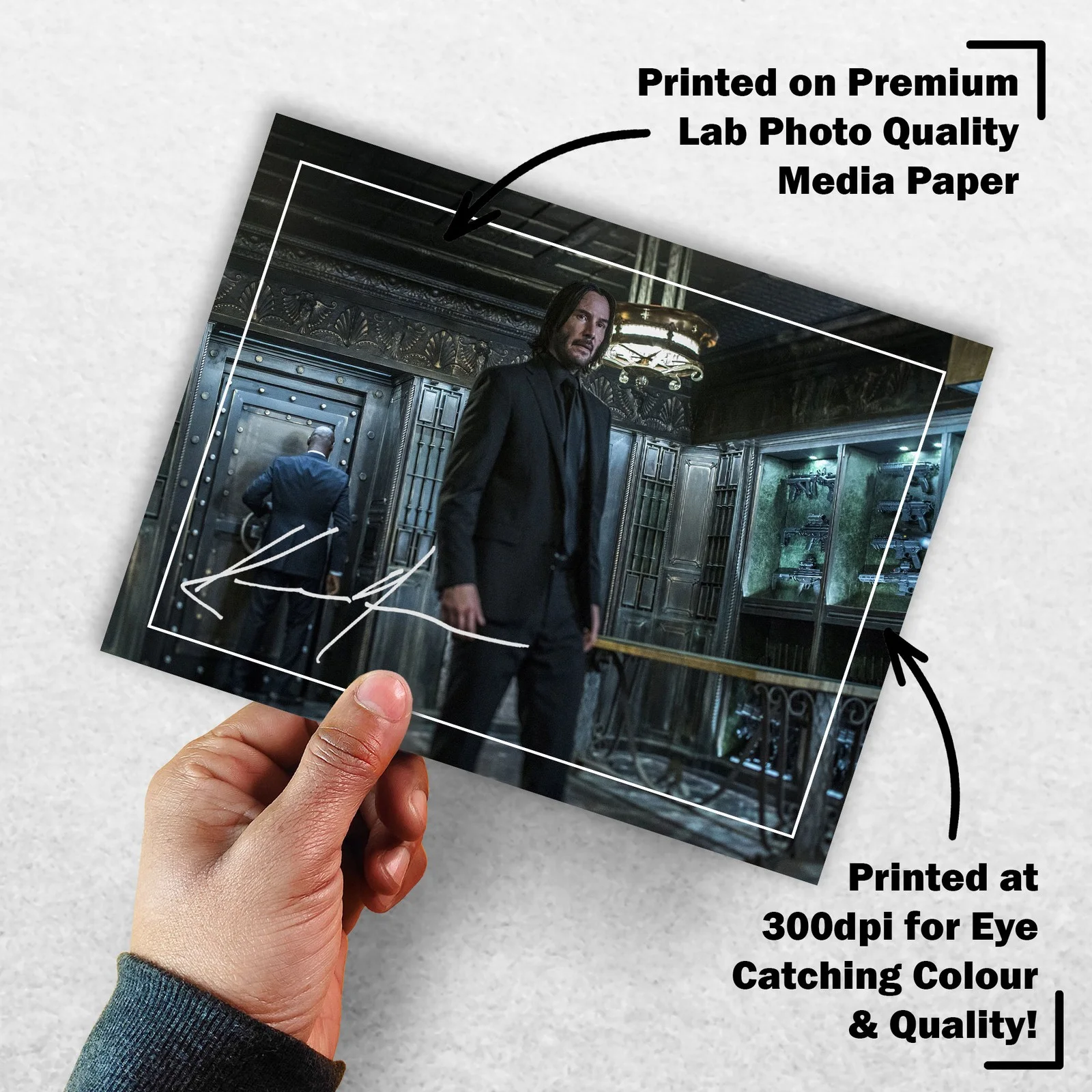 Keanu Reeves 8x6 Photo Signed Memorabilia 8x6 Pre Printed Autograph Photo, изображение 3