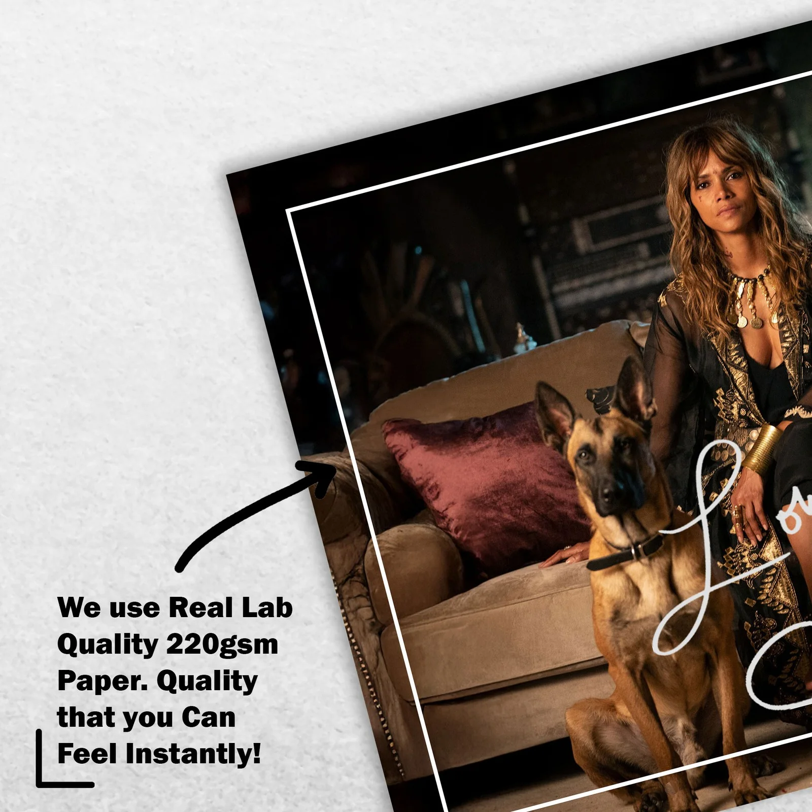 Halle Berry Signed Memorabilia 8x6 Pre Printed Autograph Photo Memorabilia, image 4