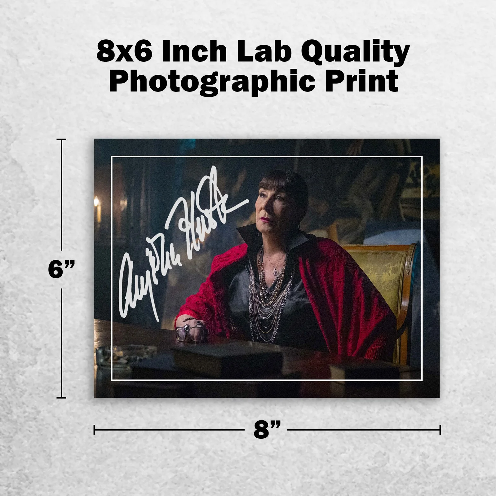 Anjelica Huston Signed Memorabilia 8x6 Pre Printed Autograph Photo Memorabilia, image 2