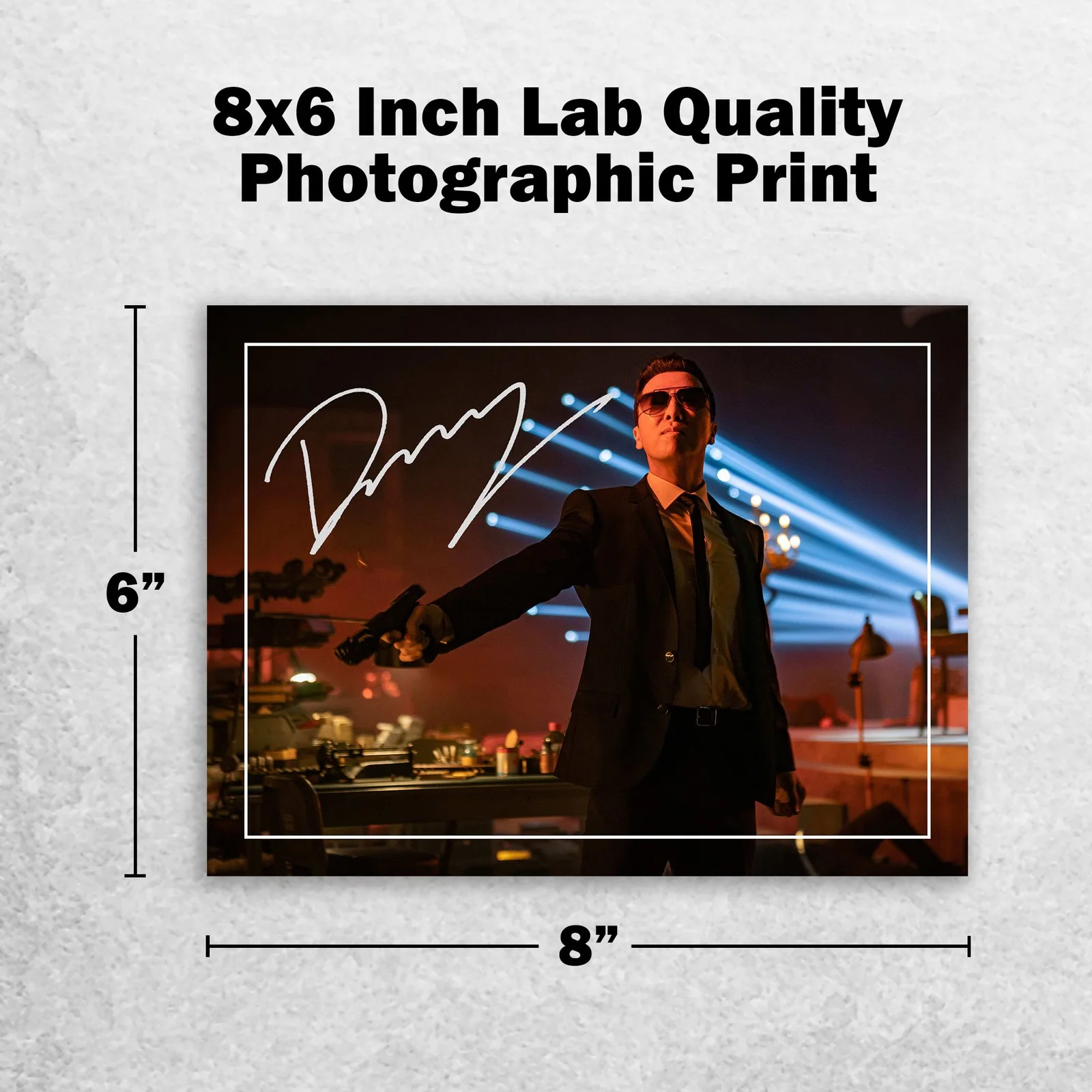 Donnie Yen 8x6 Photo Signed Memorabilia 8x6 Pre Printed Autograph Photo, изображение 2
