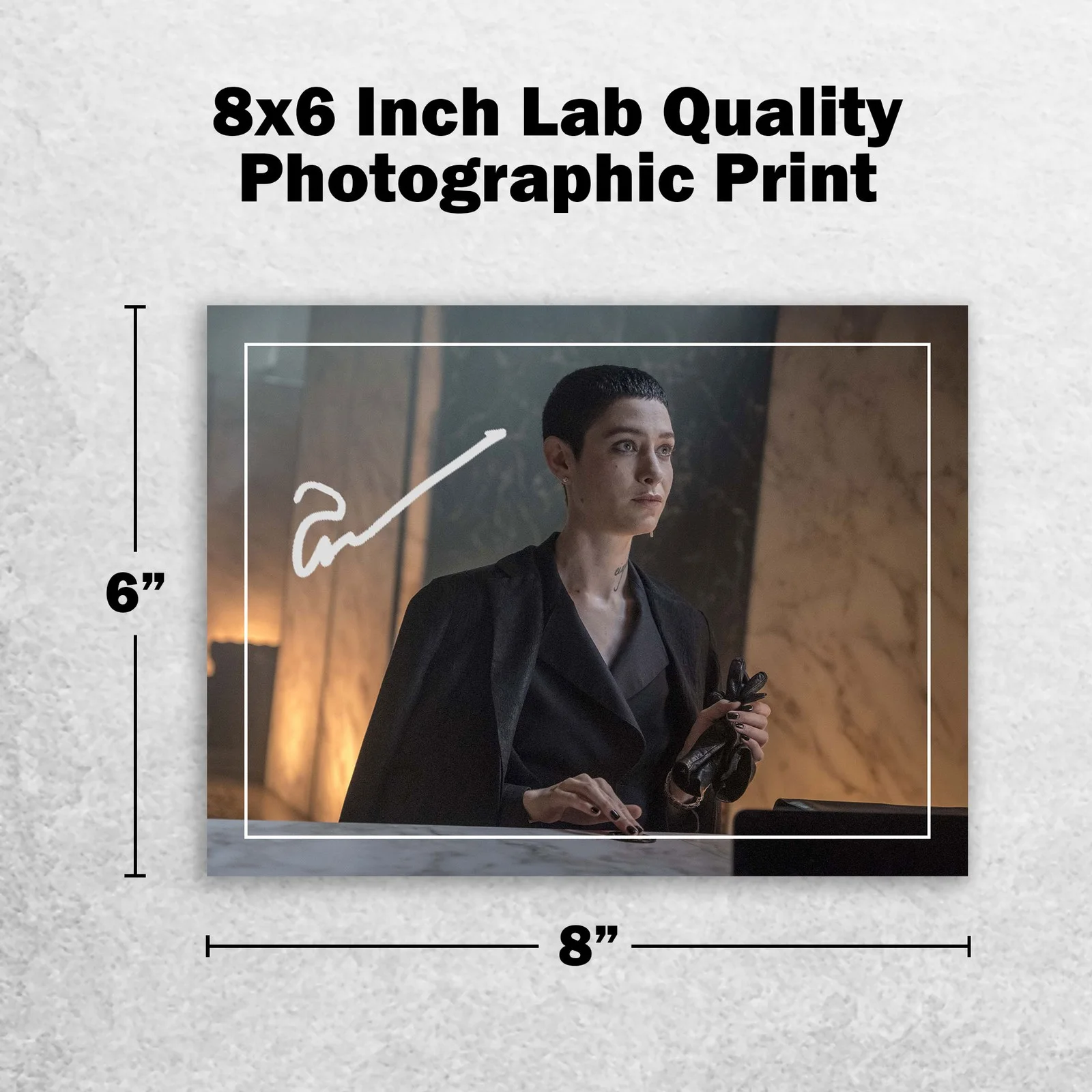 Asia Kate Dillon 8x6 Signed Memorabilia 8x6 Pre Printed Autograph Photo, изображение 2