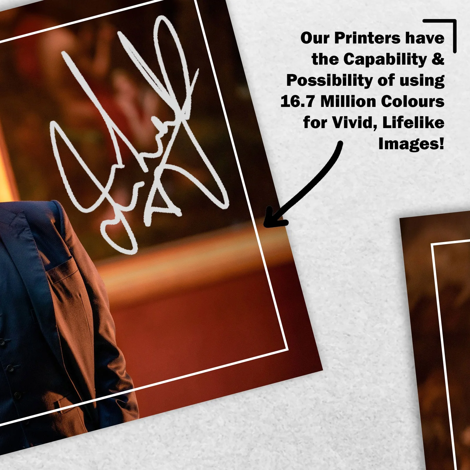 Ian McShane 8x6 Photo Signed Memorabilia 8x6 Pre Printed Autograph Photo, изображение 5
