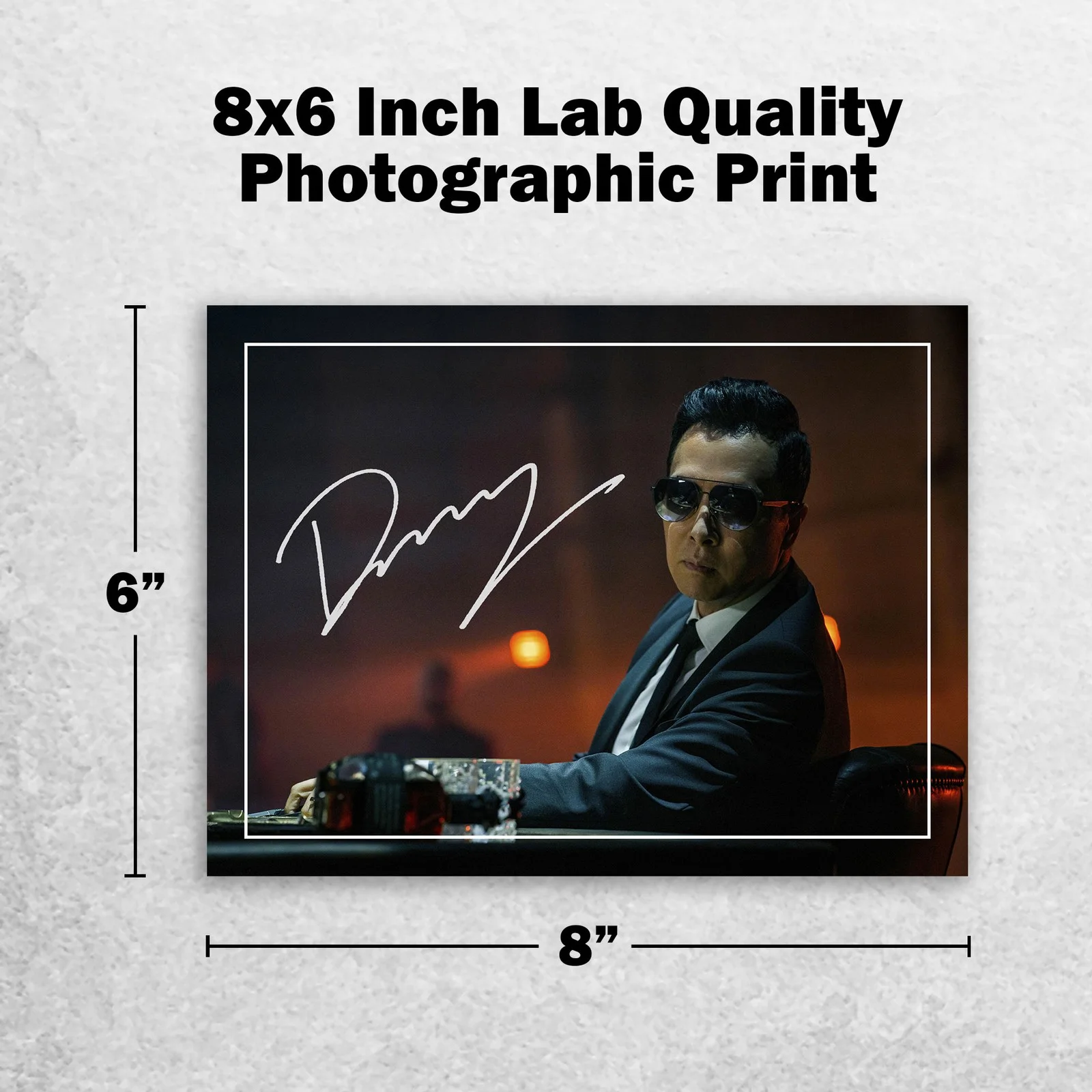 Donnie Yen 8x6 Photo Signed Memorabilia 8x6 Pre Printed Autograph Photo, изображение 2