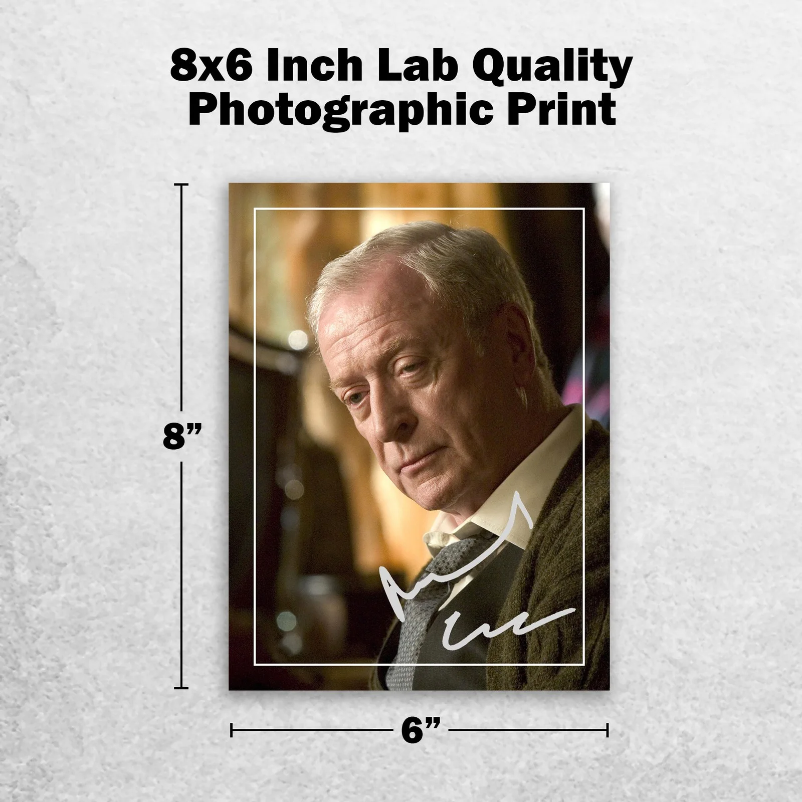 Michael Caine Signed Memorabilia 8x6 Pre Printed Autograph Photo Memorabilia, изображение 2