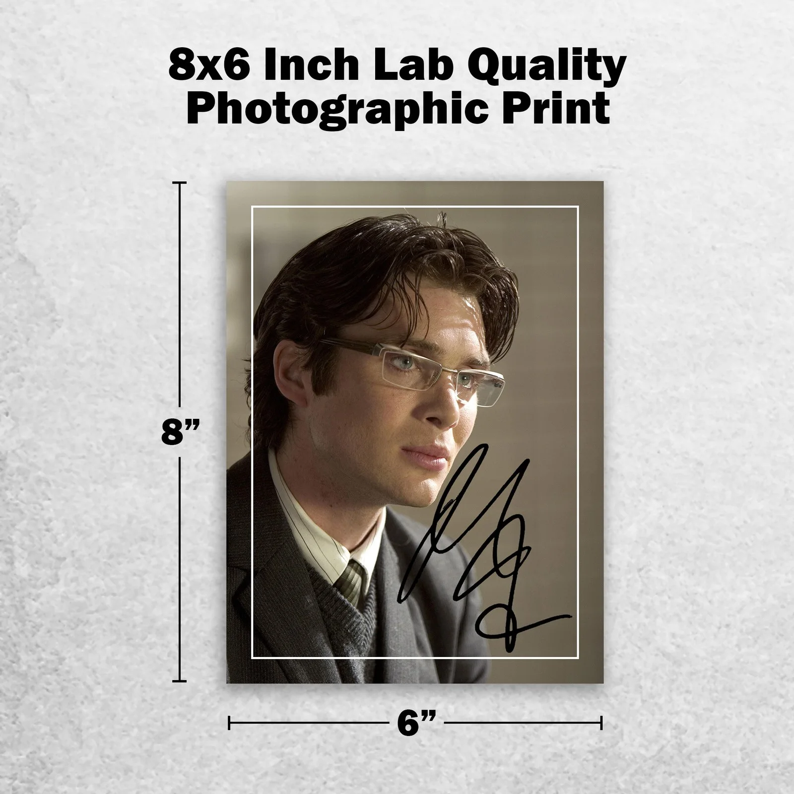 Cillian Murphy Signed Memorabilia 8x6 Pre Printed Autograph Photo Memorabilia, изображение 2