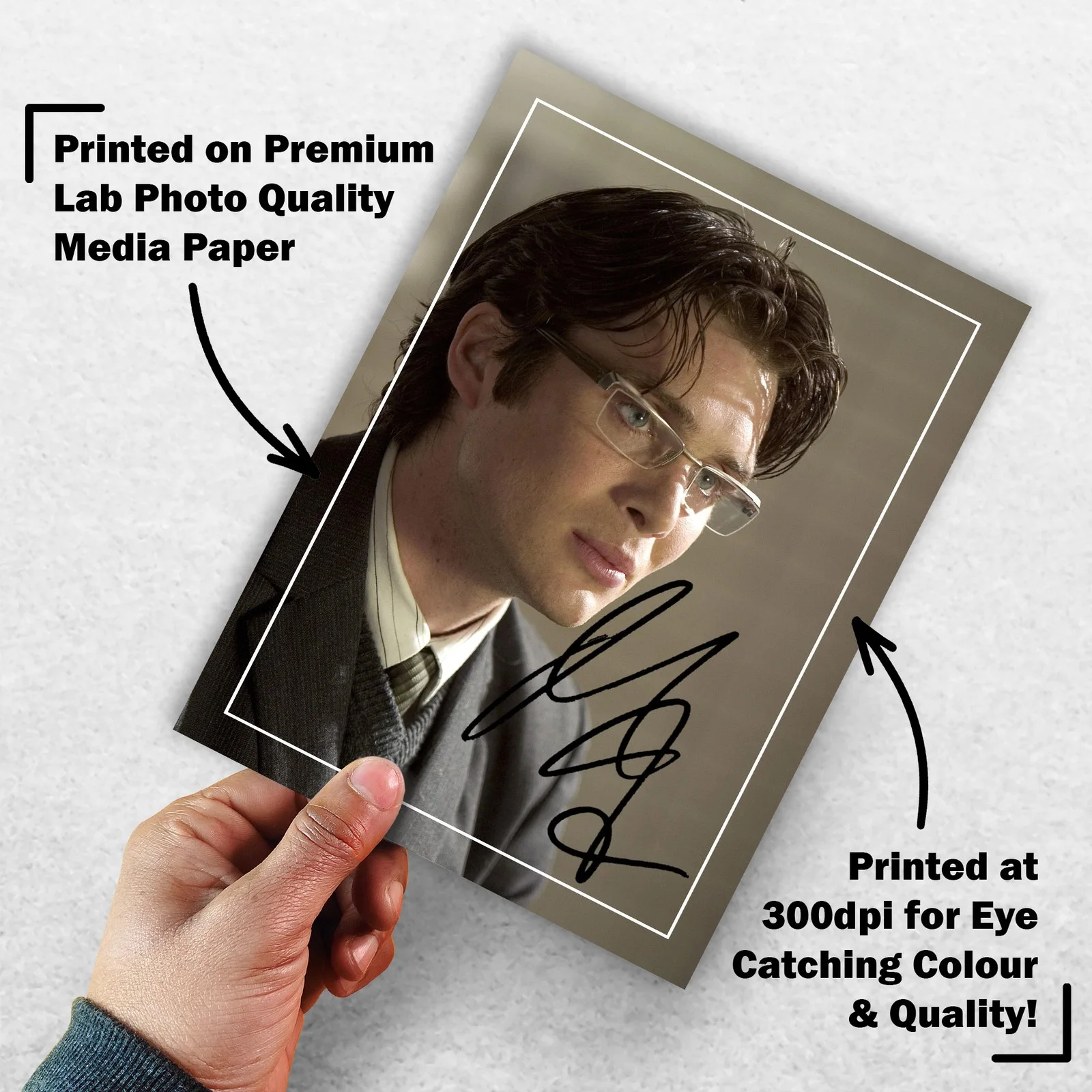 Cillian Murphy Signed Memorabilia 8x6 Pre Printed Autograph Photo Memorabilia, изображение 3