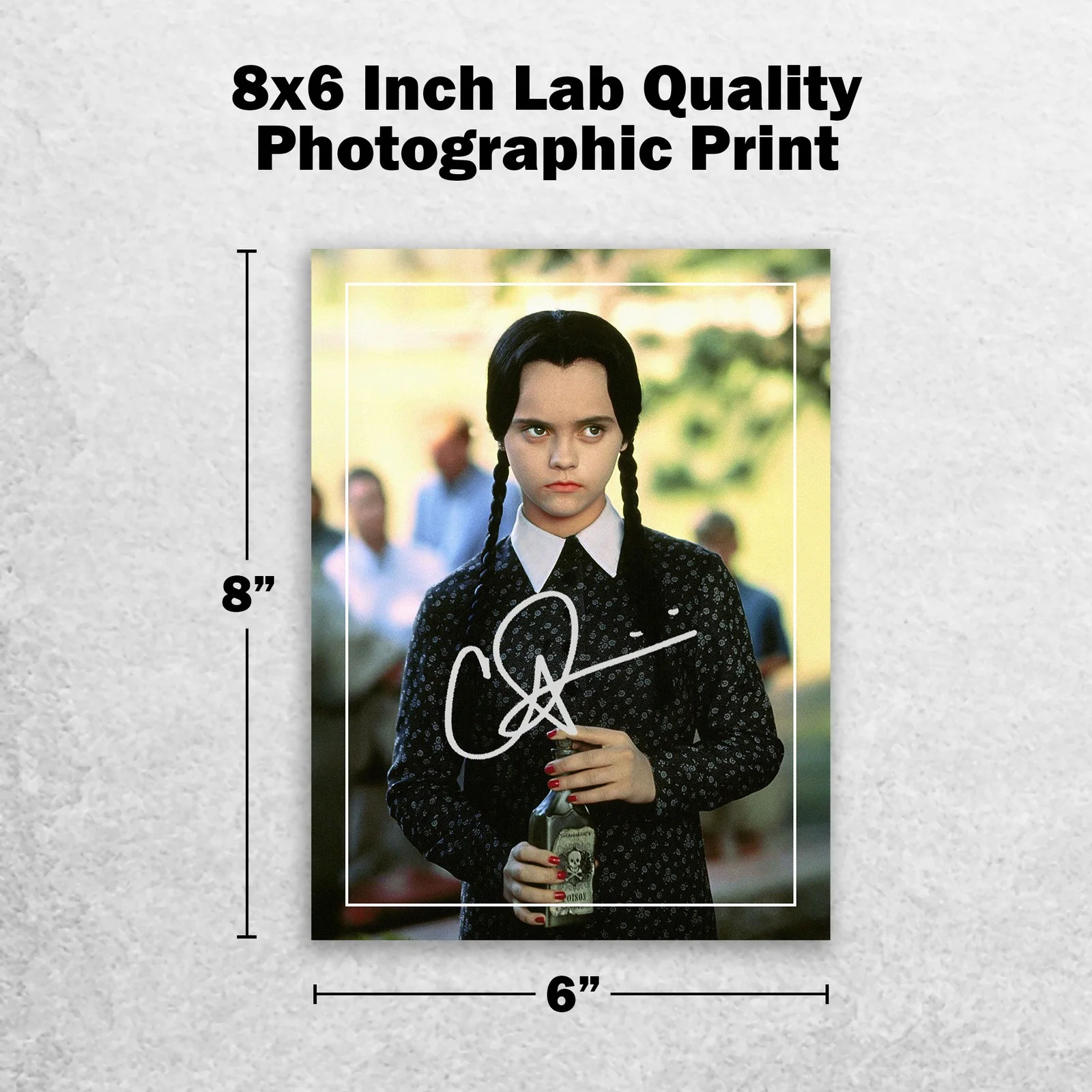 Christina Ricci Signed Memorabilia 8x6 Pre Printed Autograph Photo Memorabilia, image 2