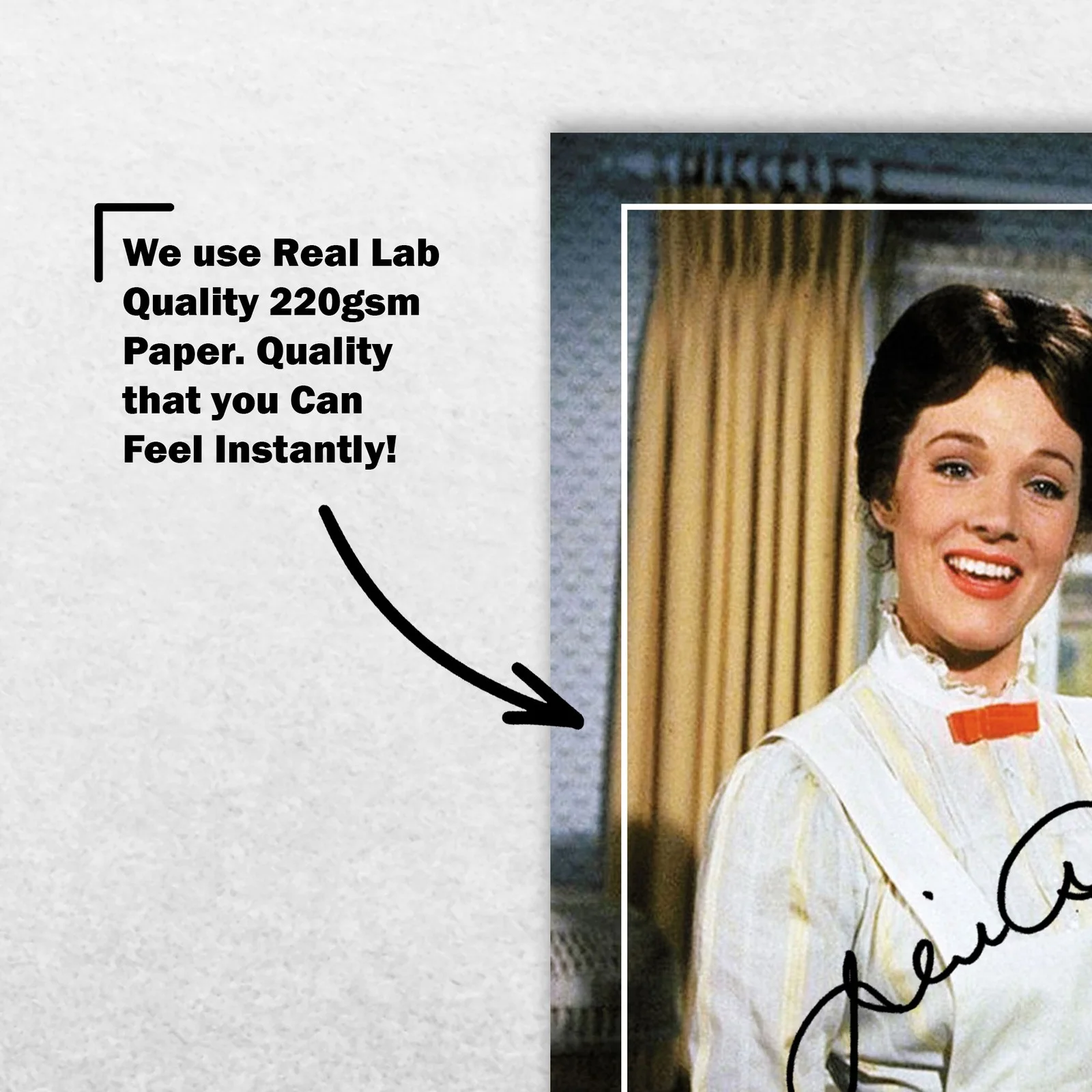 Julie Andrews Signed Memorabilia 8x6 Pre Printed Autograph Photo Memorabilia, image 4