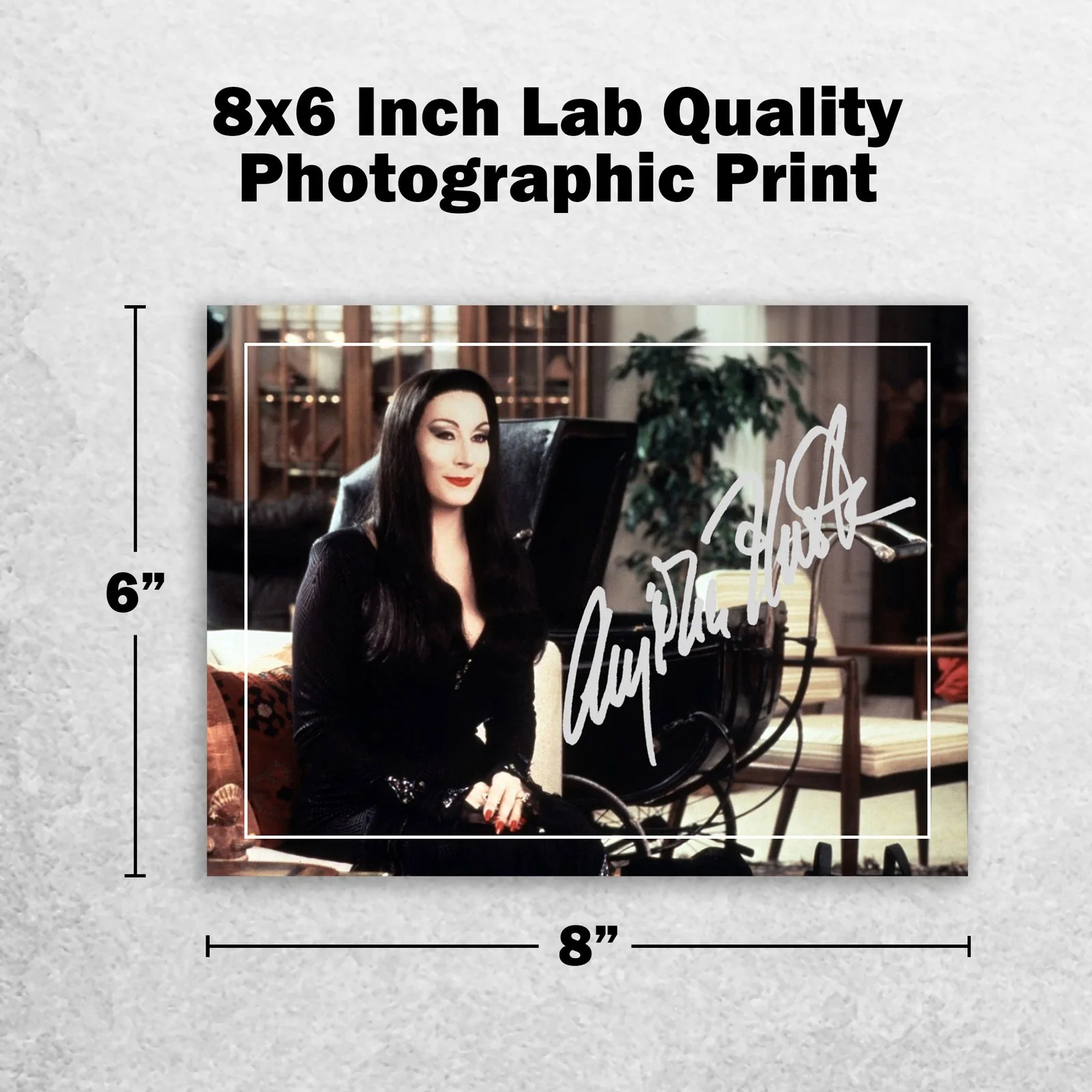 Anjelica Huston Signed Memorabilia 8x6 Pre Printed Autograph Photo Memorabilia, изображение 2