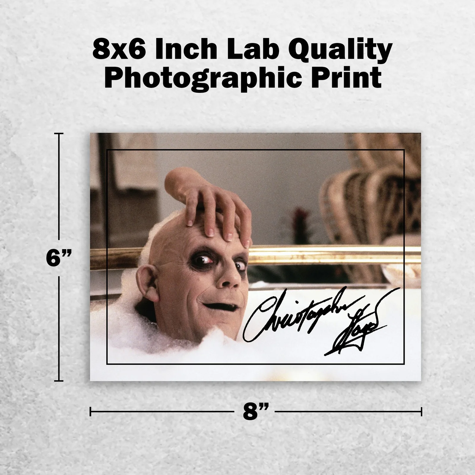 Christopher Lloyd 8x6 Photo Signed Memorabilia 8x6 Pre Printed Autograph Photo, изображение 2