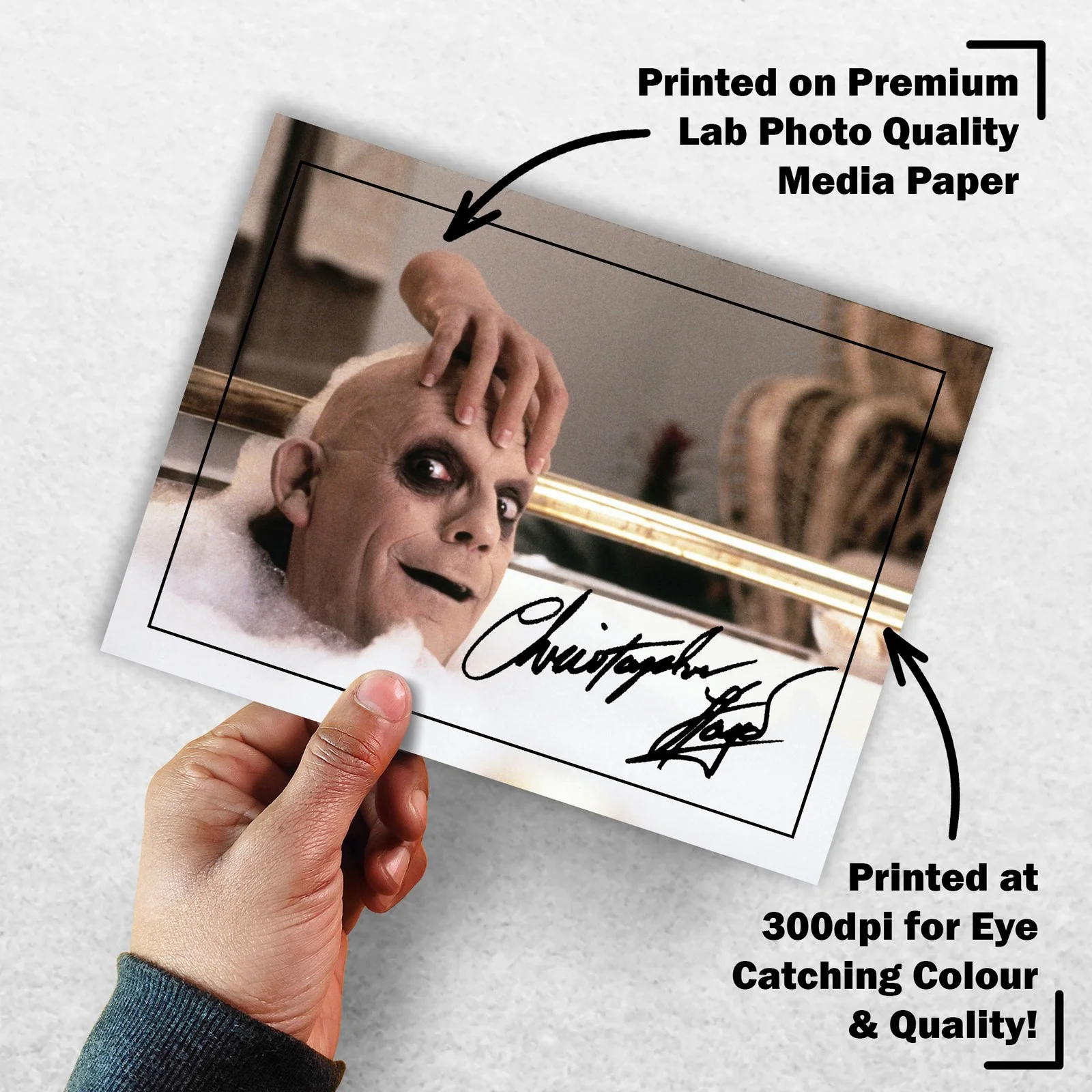 Christopher Lloyd 8x6 Photo Signed Memorabilia 8x6 Pre Printed Autograph Photo, изображение 3