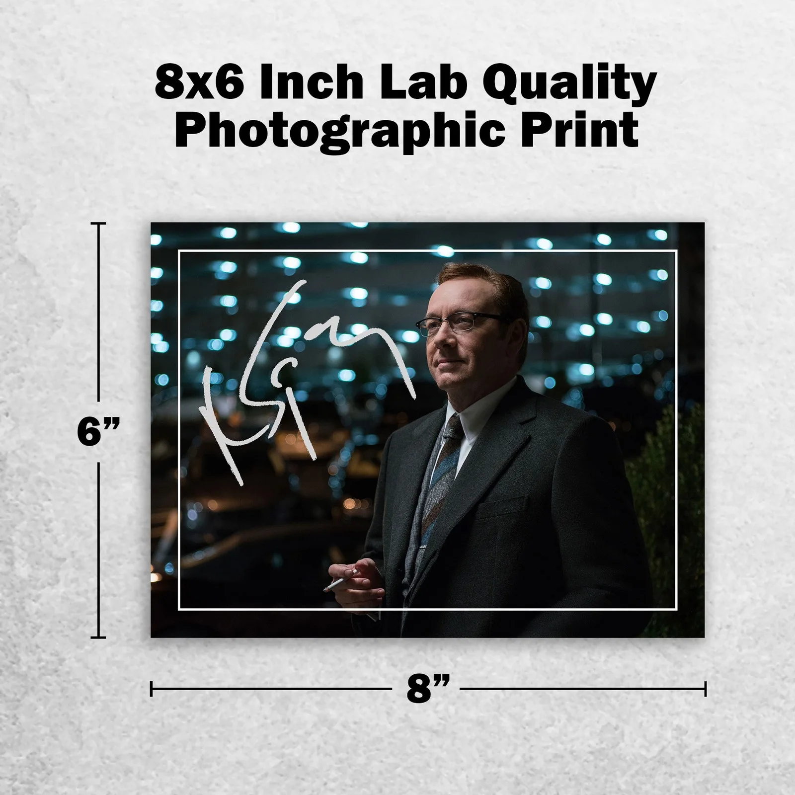 Kevin Spacey 8x6 Photo Signed Memorabilia 8x6 Pre Printed Autograph Photo, image 2