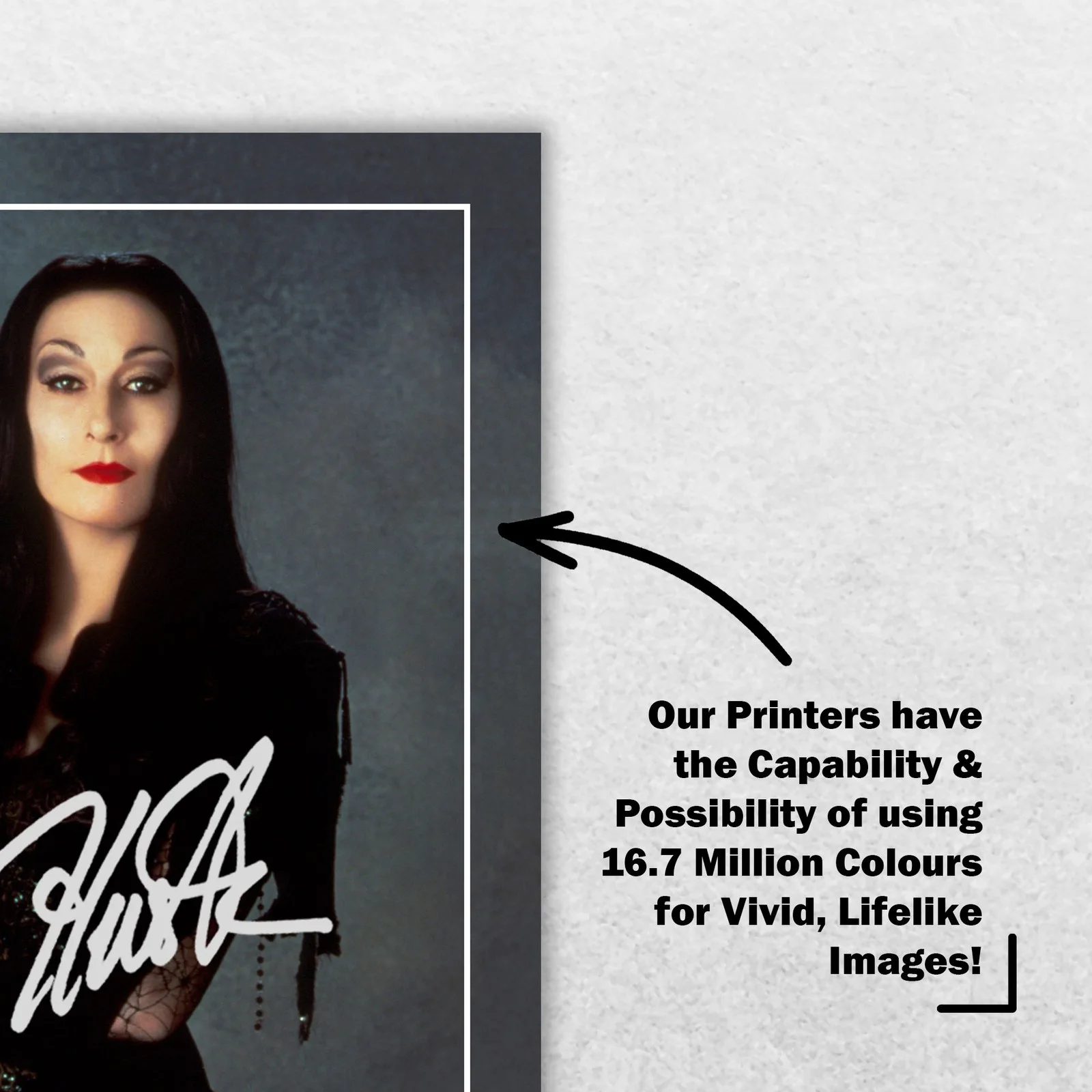 Anjelica Huston Signed Memorabilia 8x6 Pre Printed Autograph Photo Memorabilia, изображение 5