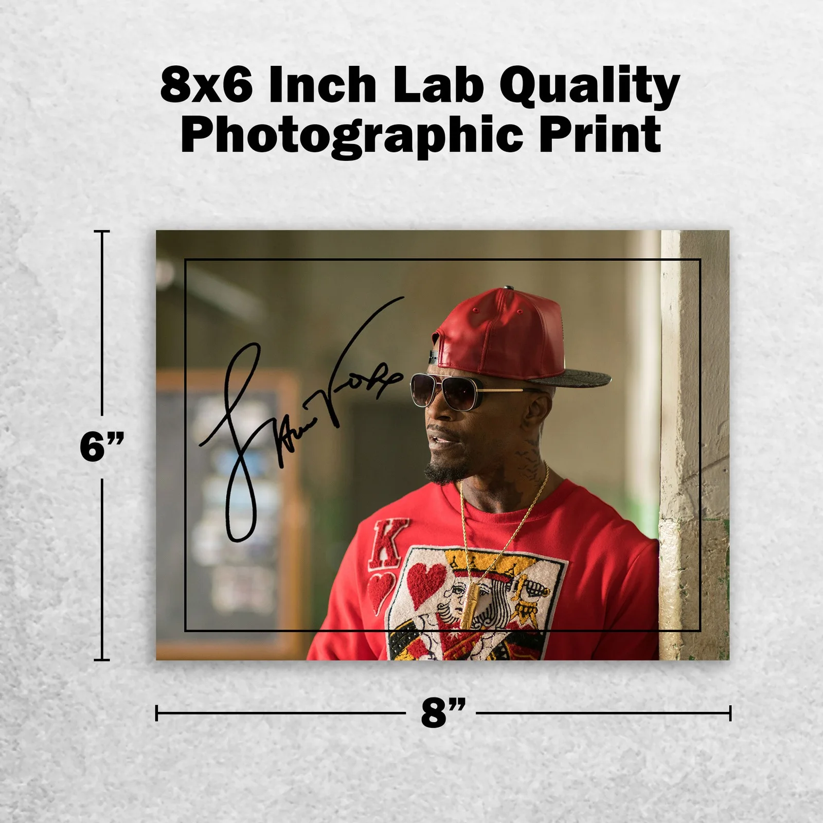 Jamie Foxx 8x6 Photo Signed Memorabilia 8x6 Pre Printed Autograph Photo, image 2