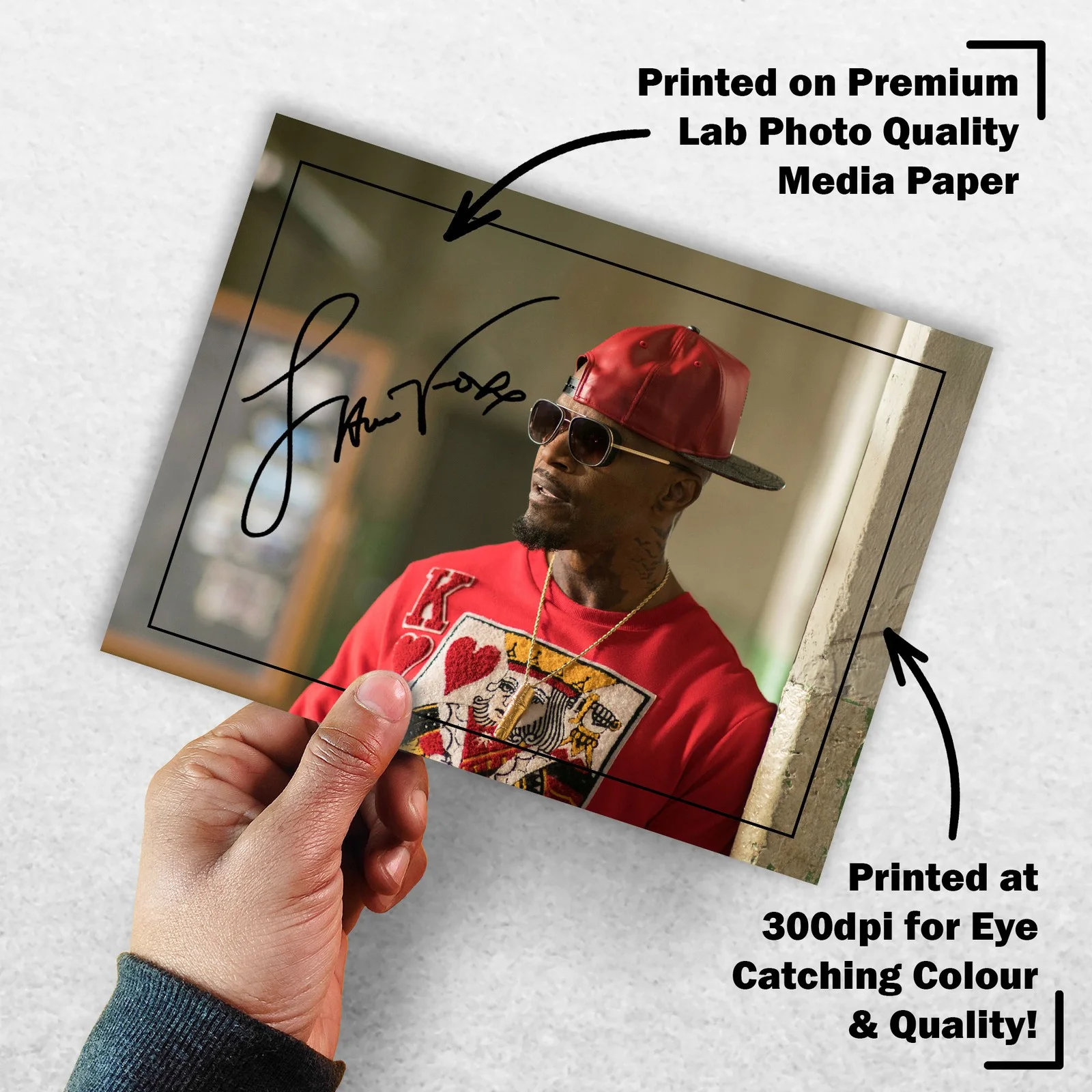 Jamie Foxx 8x6 Photo Signed Memorabilia 8x6 Pre Printed Autograph Photo, image 3