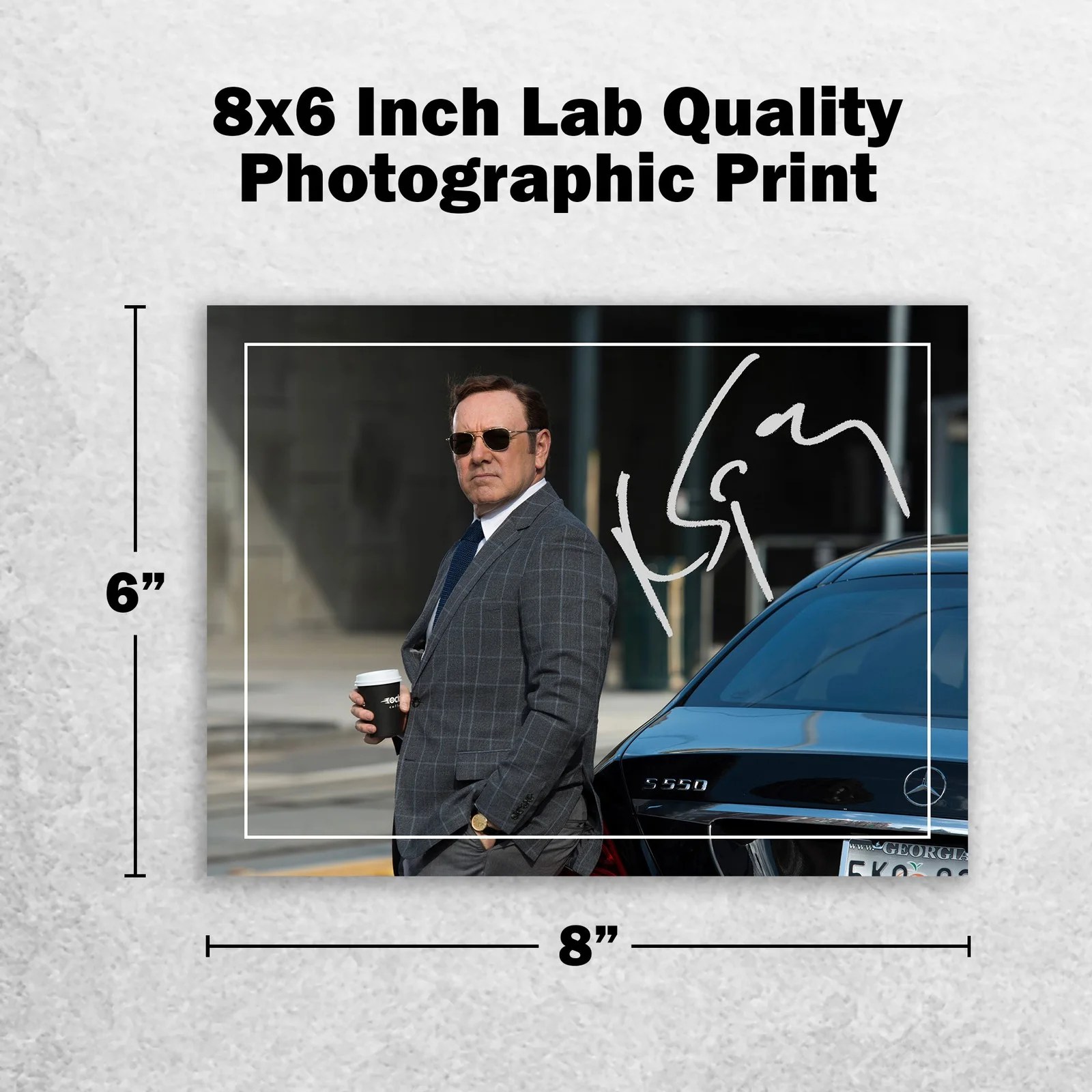 Kevin Spacey 8x6 Photo Signed Memorabilia 8x6 Pre Printed Autograph Photo, изображение 2