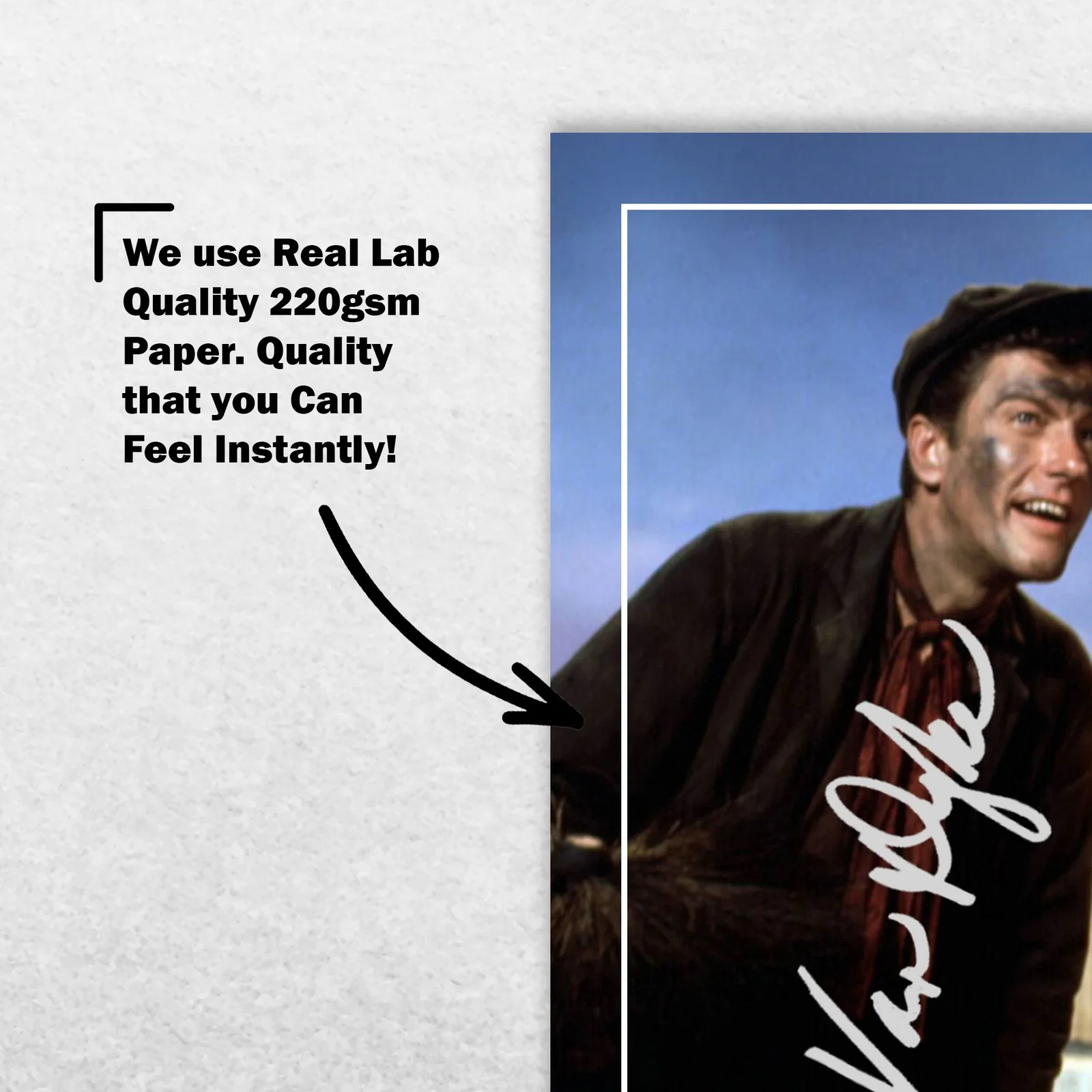 Julie Andrews Dick Van Signed Memorabilia 8x6 Pre Printed Autograph Photo, изображение 4